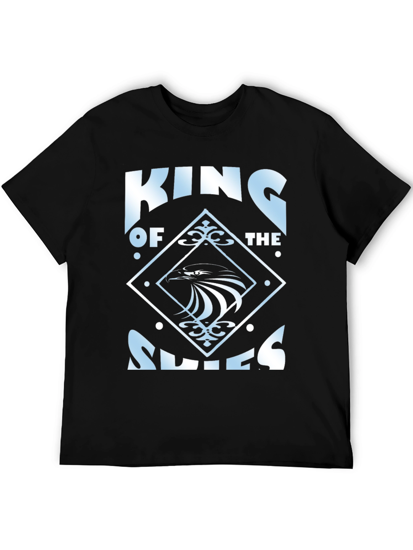 King of Skies Graphic T-Shirt - Black Cotton Tee