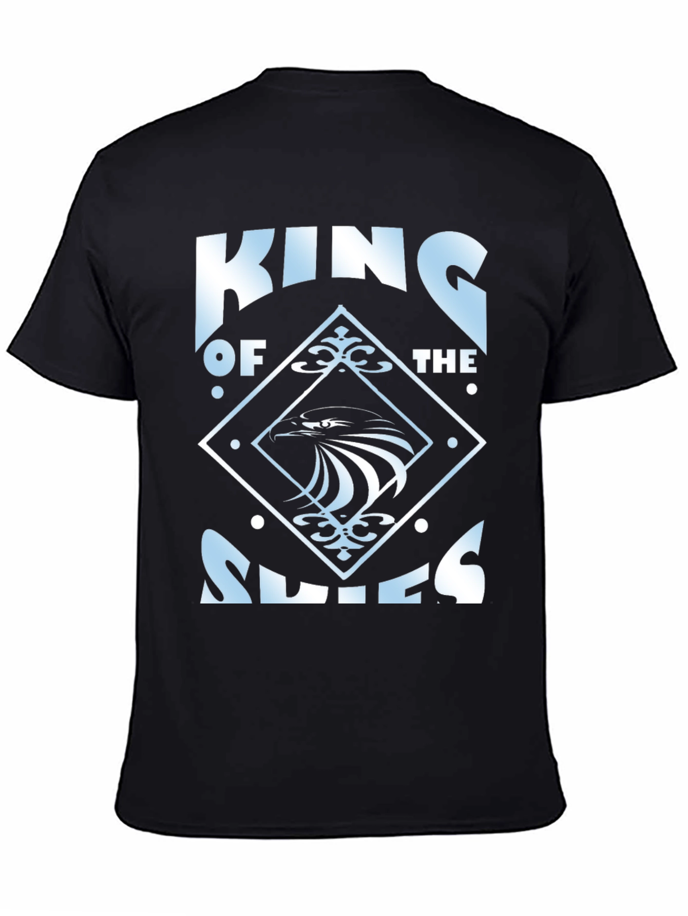 King of Skies Graphic T-Shirt - Black Cotton Tee