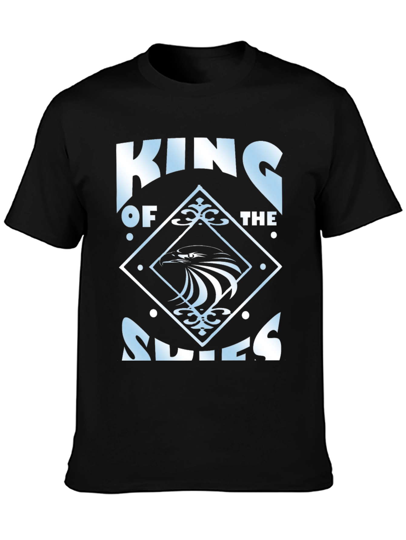 King of Skies Graphic T-Shirt - Black Cotton Tee