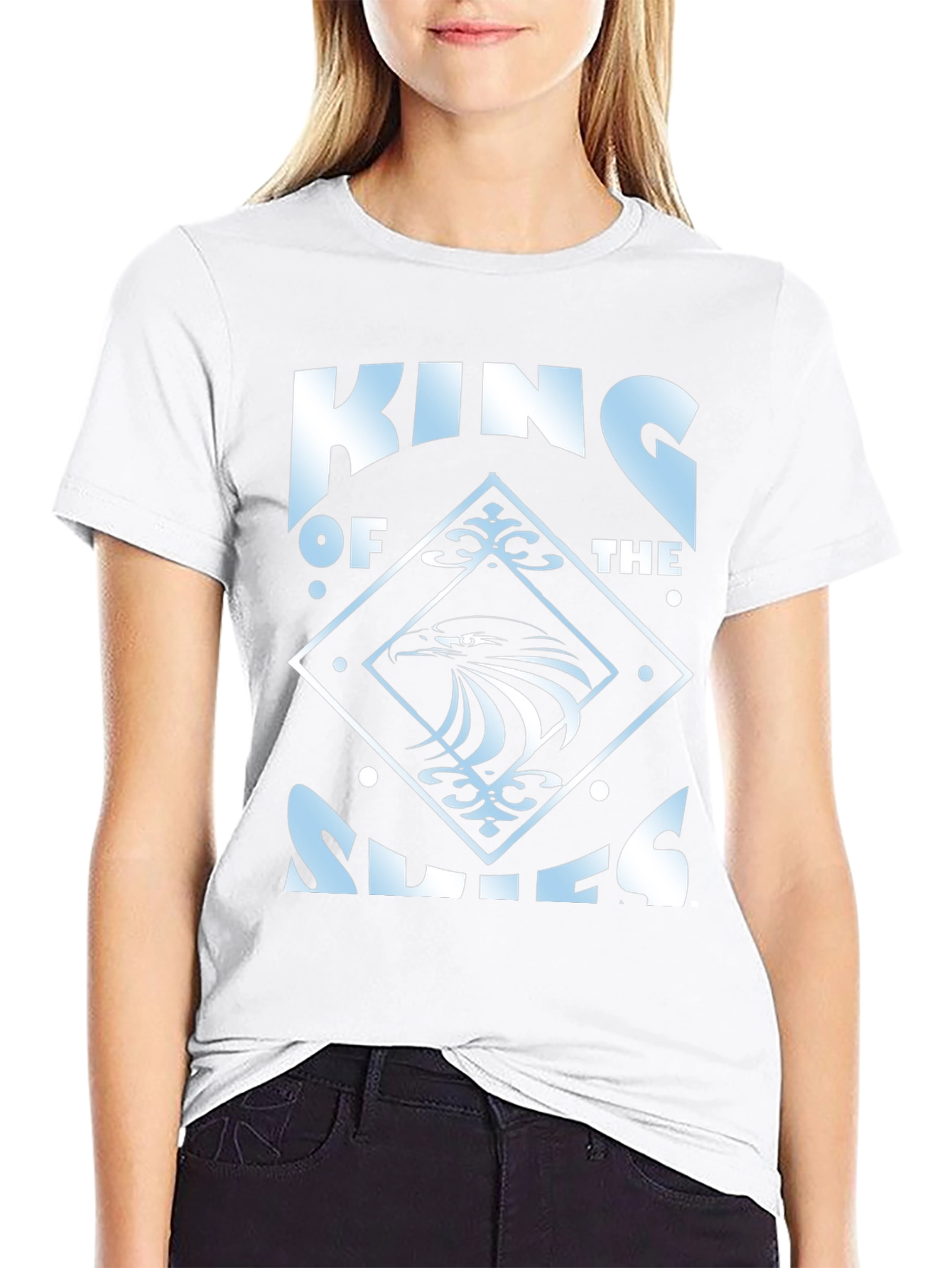 King of Skies Graphic T-Shirt - Black Cotton Tee