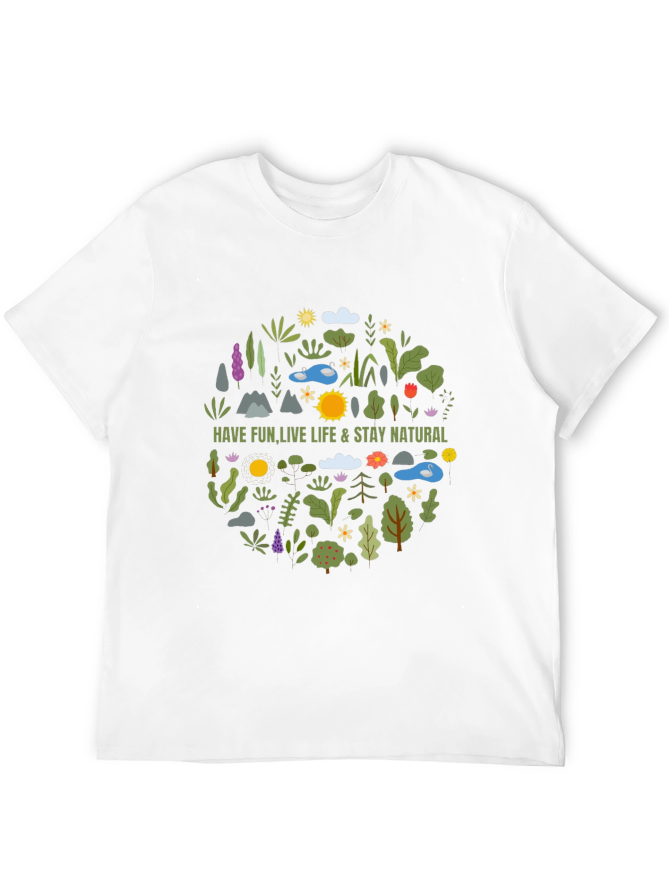 Nature Inspired Graphic T-Shirt