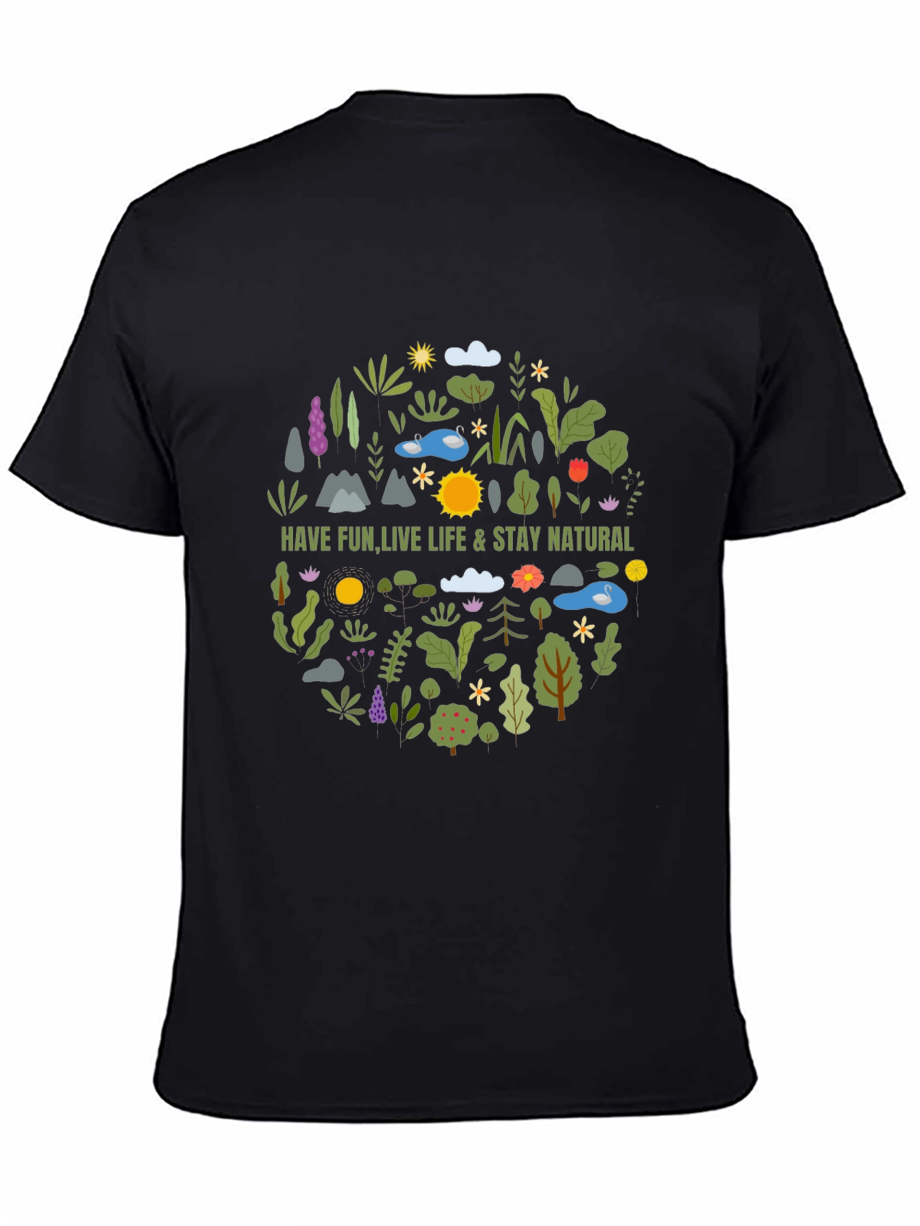 Nature Inspired Graphic T-Shirt