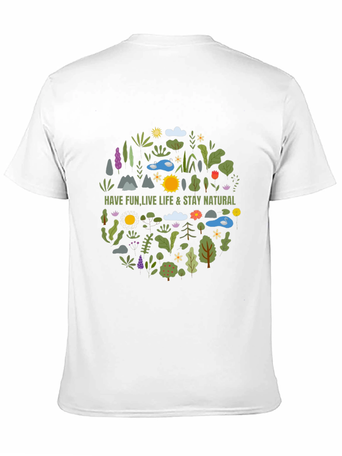 Nature Inspired Graphic T-Shirt