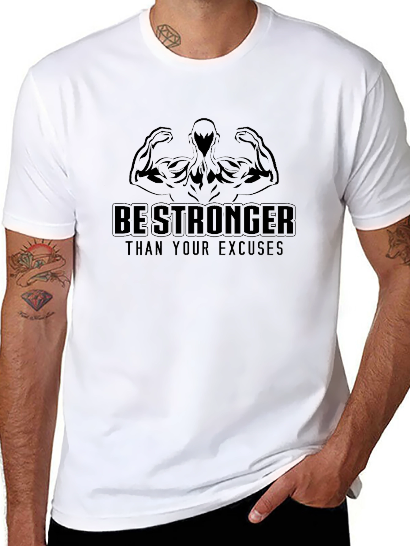 Be Stronger Than Your Excuses Graphic Tee