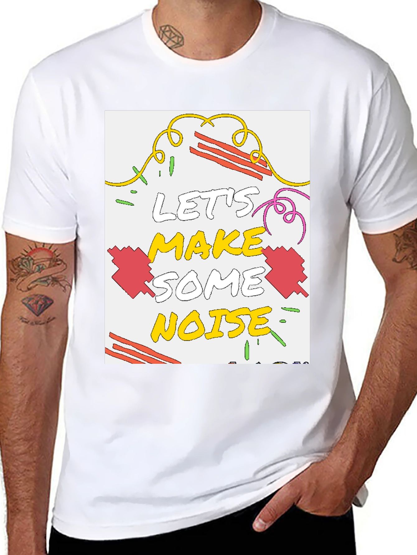 Lets Make Some Noise Graphic T-Shirt