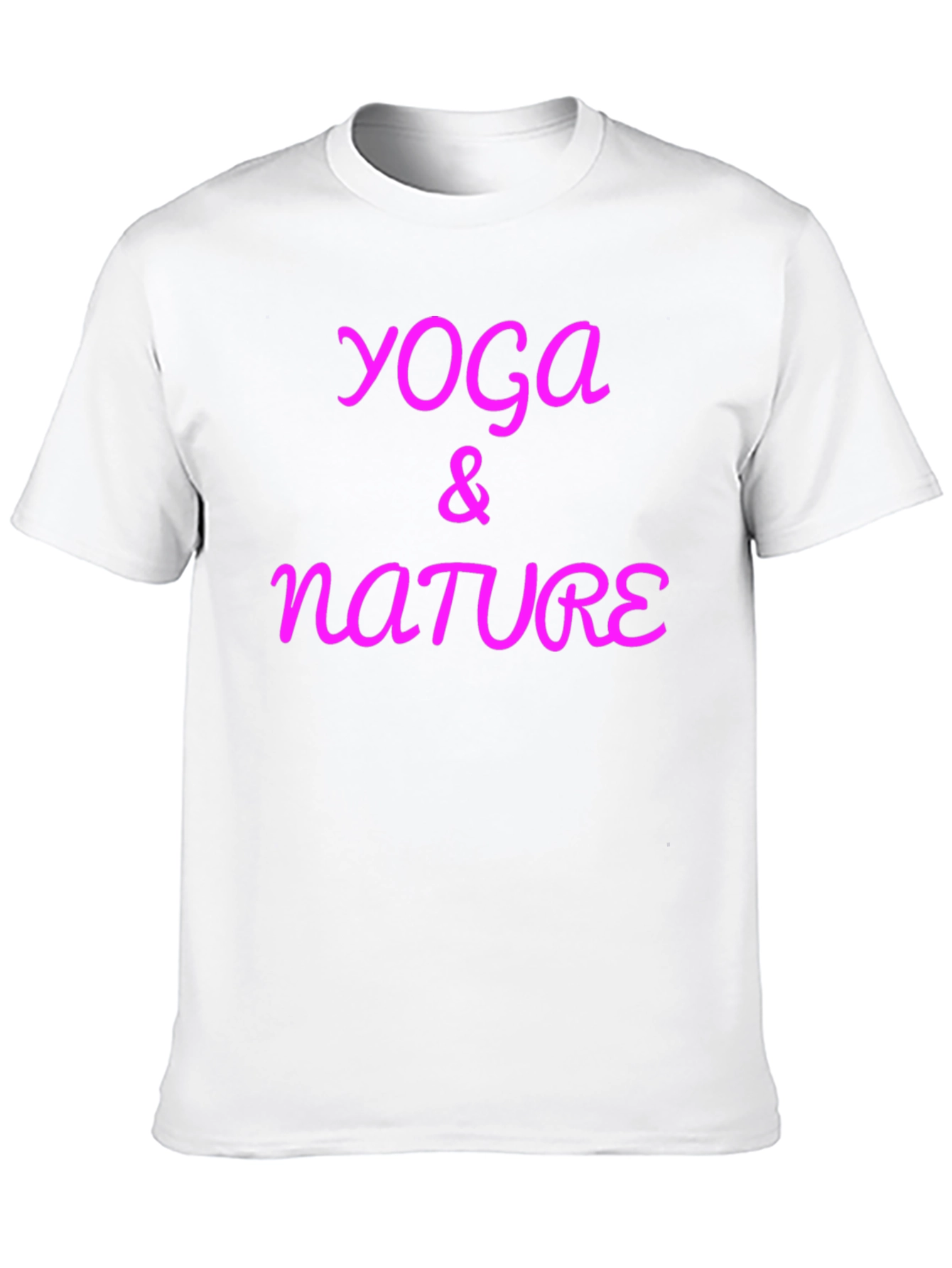 Yoga & Nature Black T-Shirt