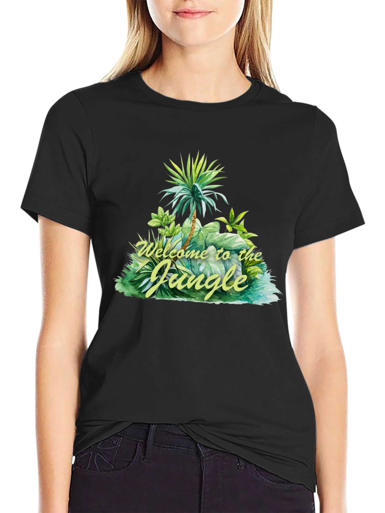Welcome to the Jungle T-Shirt - Tropical Design