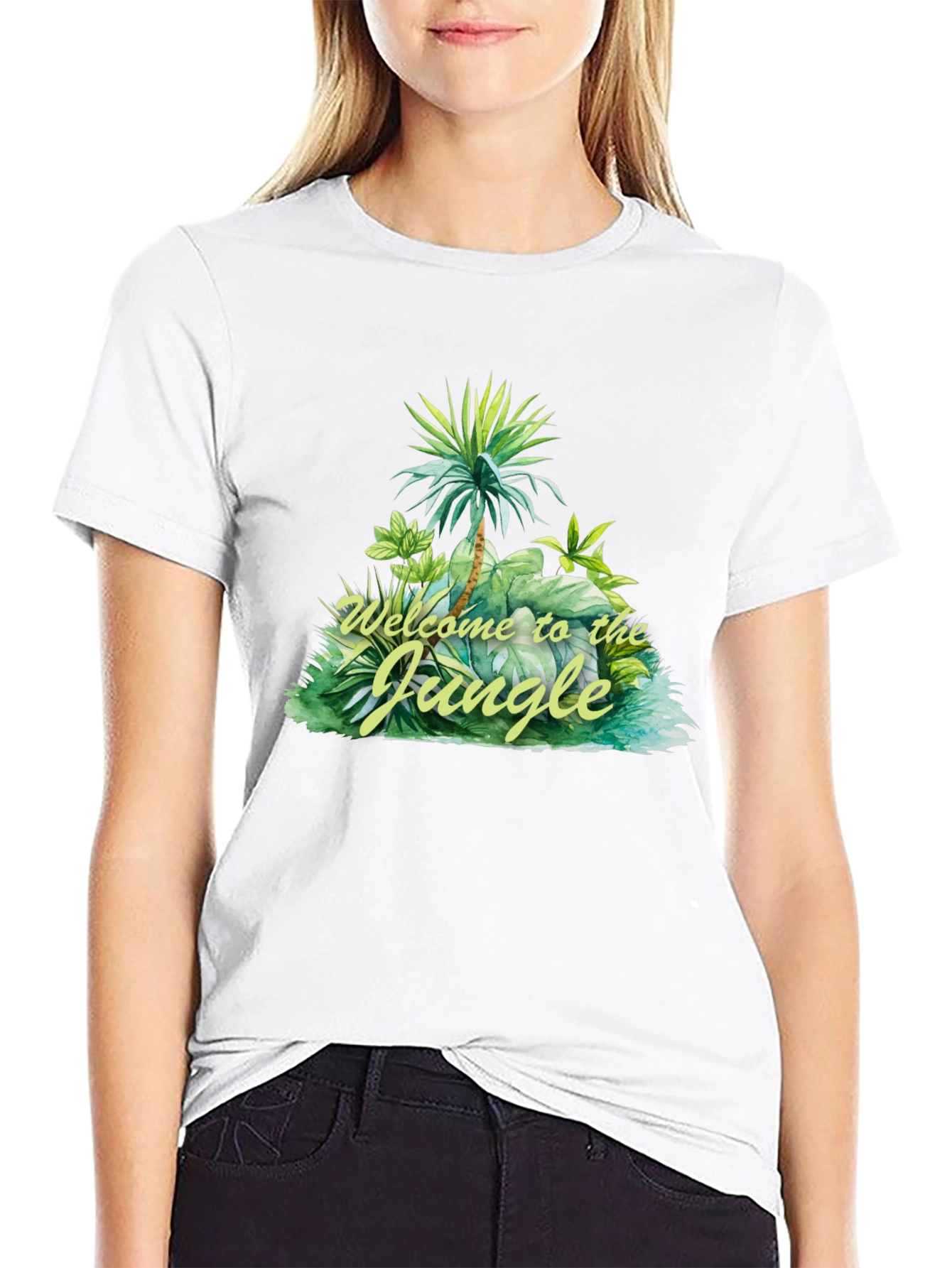 Welcome to the Jungle T-Shirt - Tropical Design
