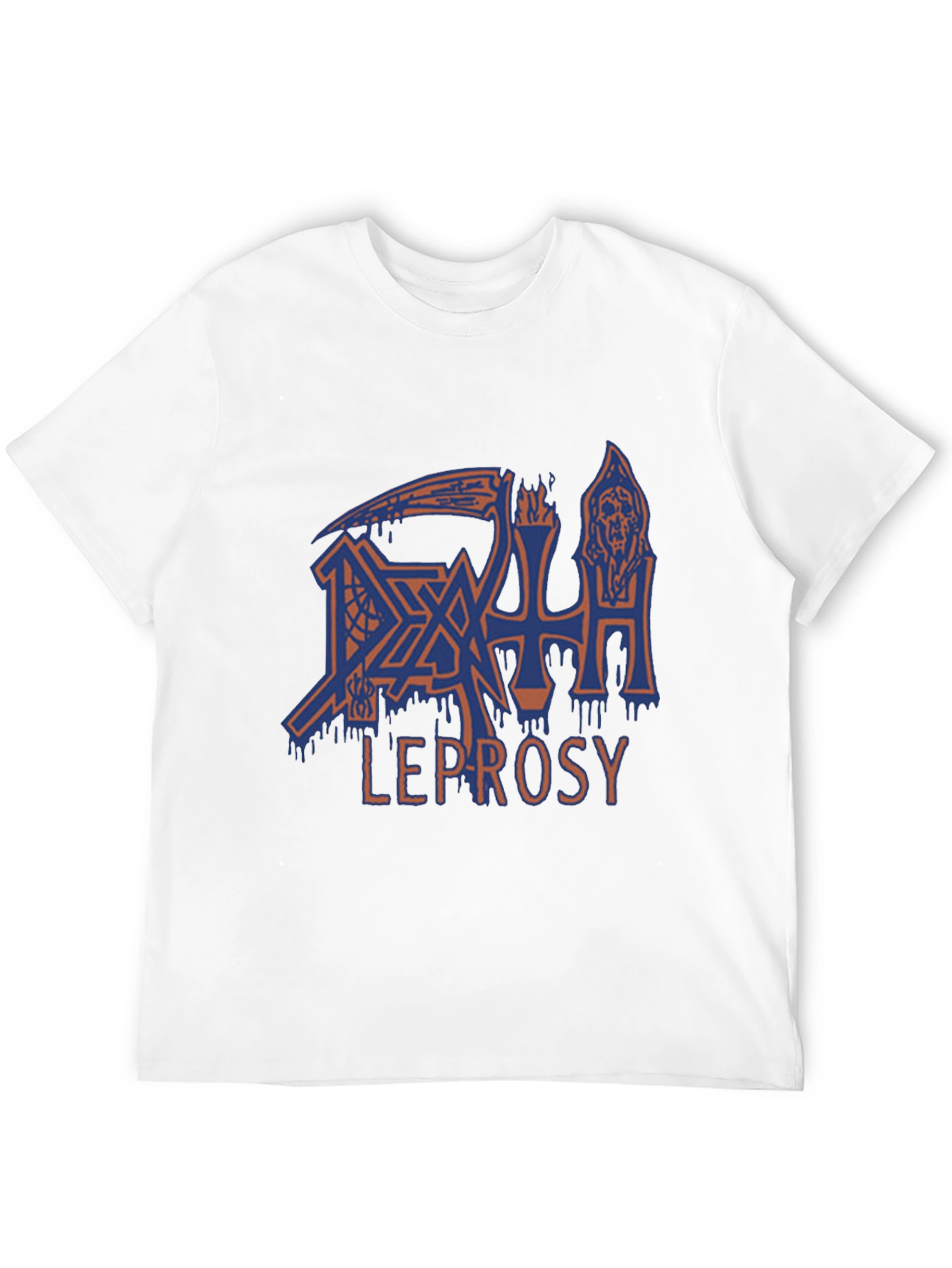 Death Leprosy Graphic T-Shirt - Black