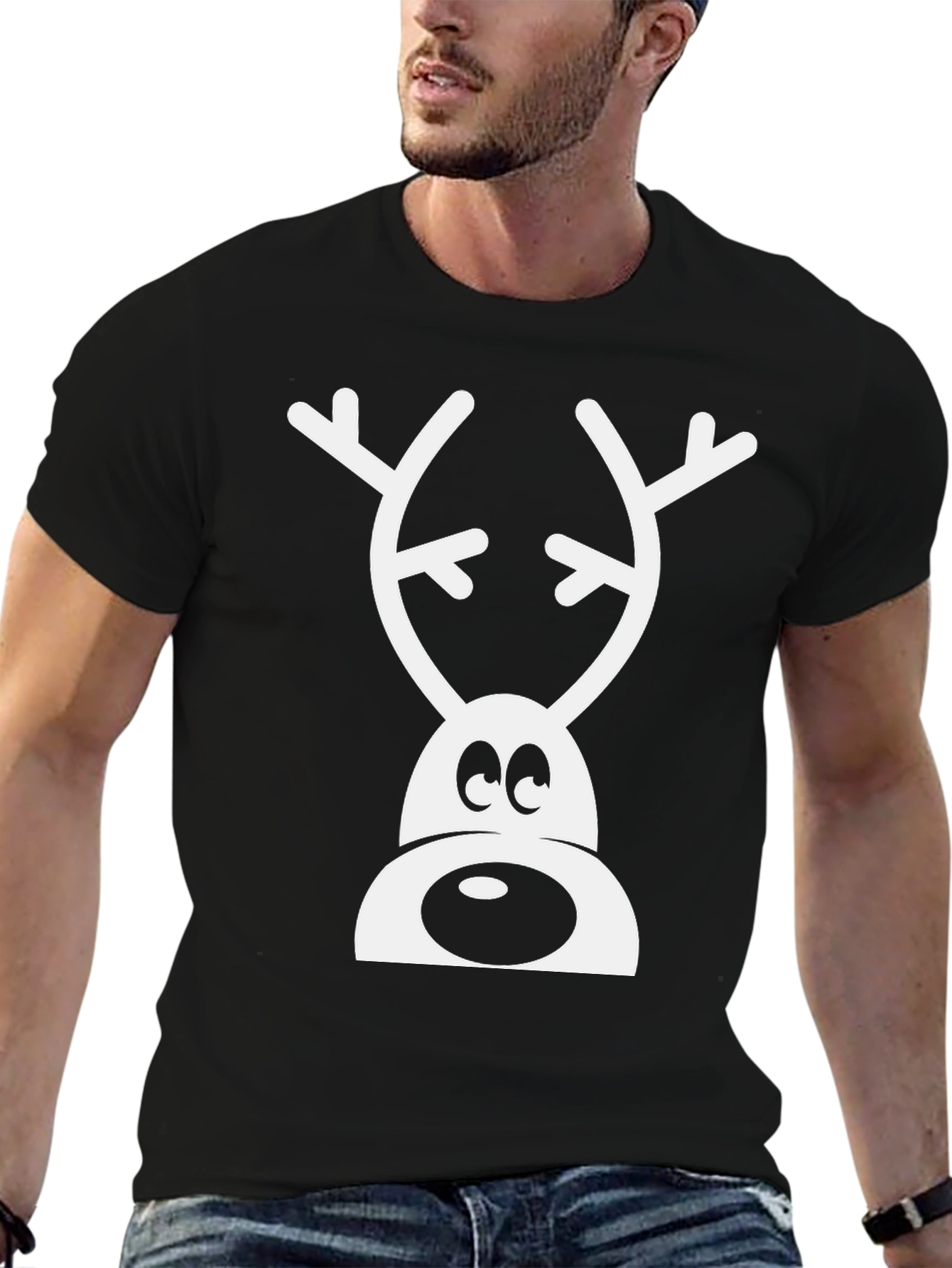 Reindeer Graphic Tee - Holiday Fun!