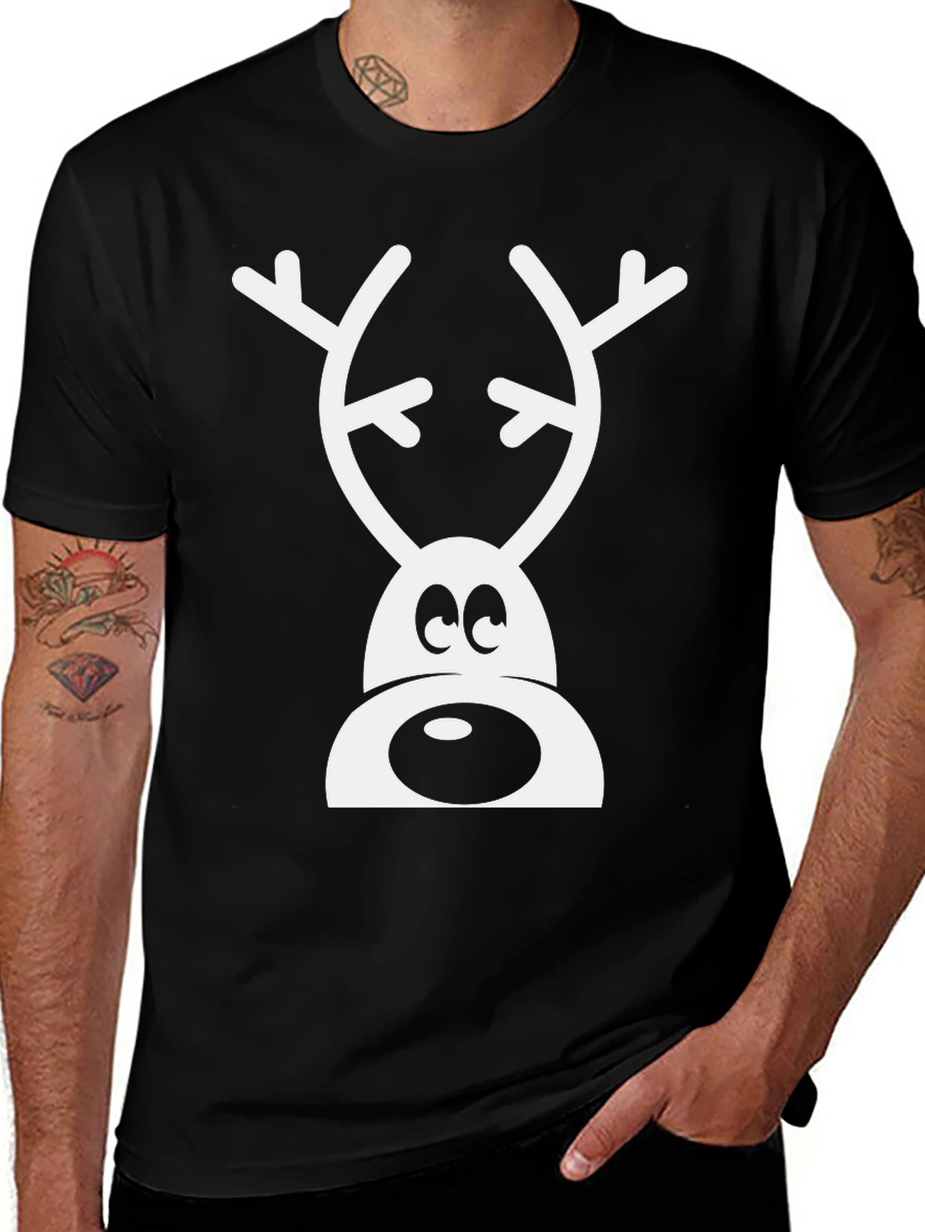 Reindeer Graphic Tee - Holiday Fun!