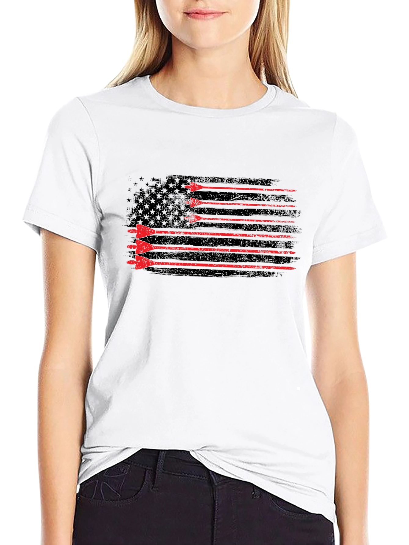 American Flag Arrow Graphic Tee