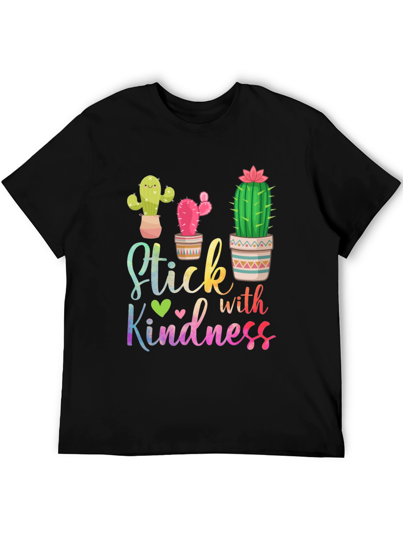 Stick with Kindness Cactus Graphic T-Shirt