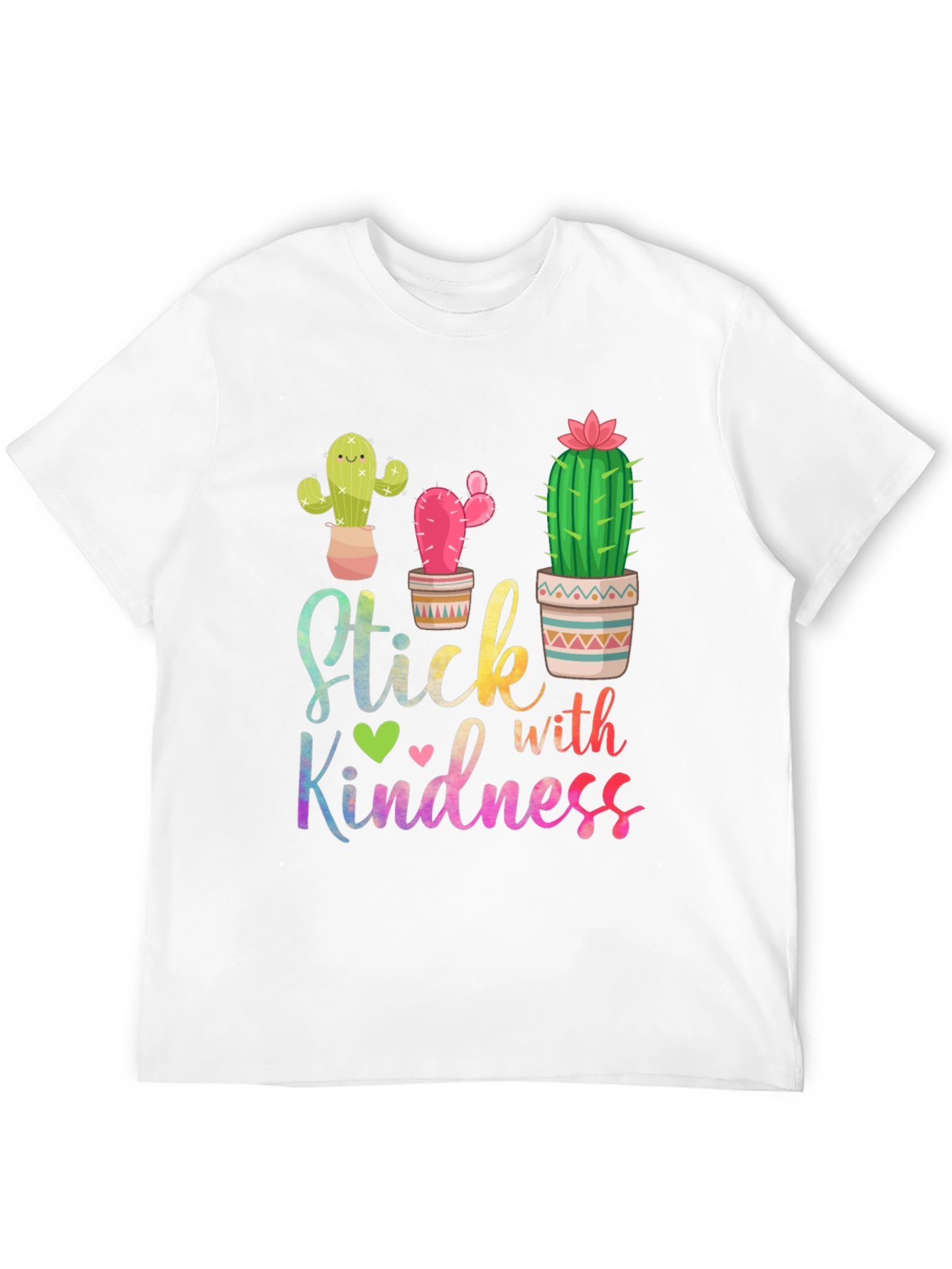 Stick with Kindness Cactus Graphic T-Shirt