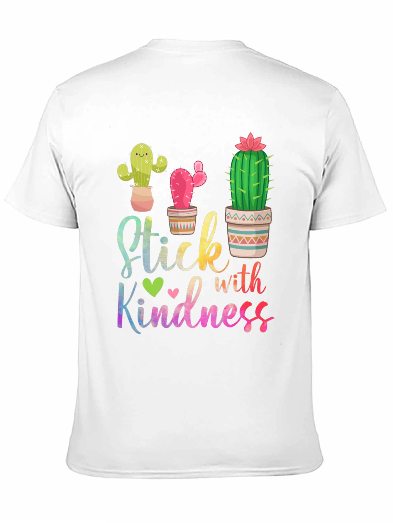 Stick with Kindness Cactus Graphic T-Shirt