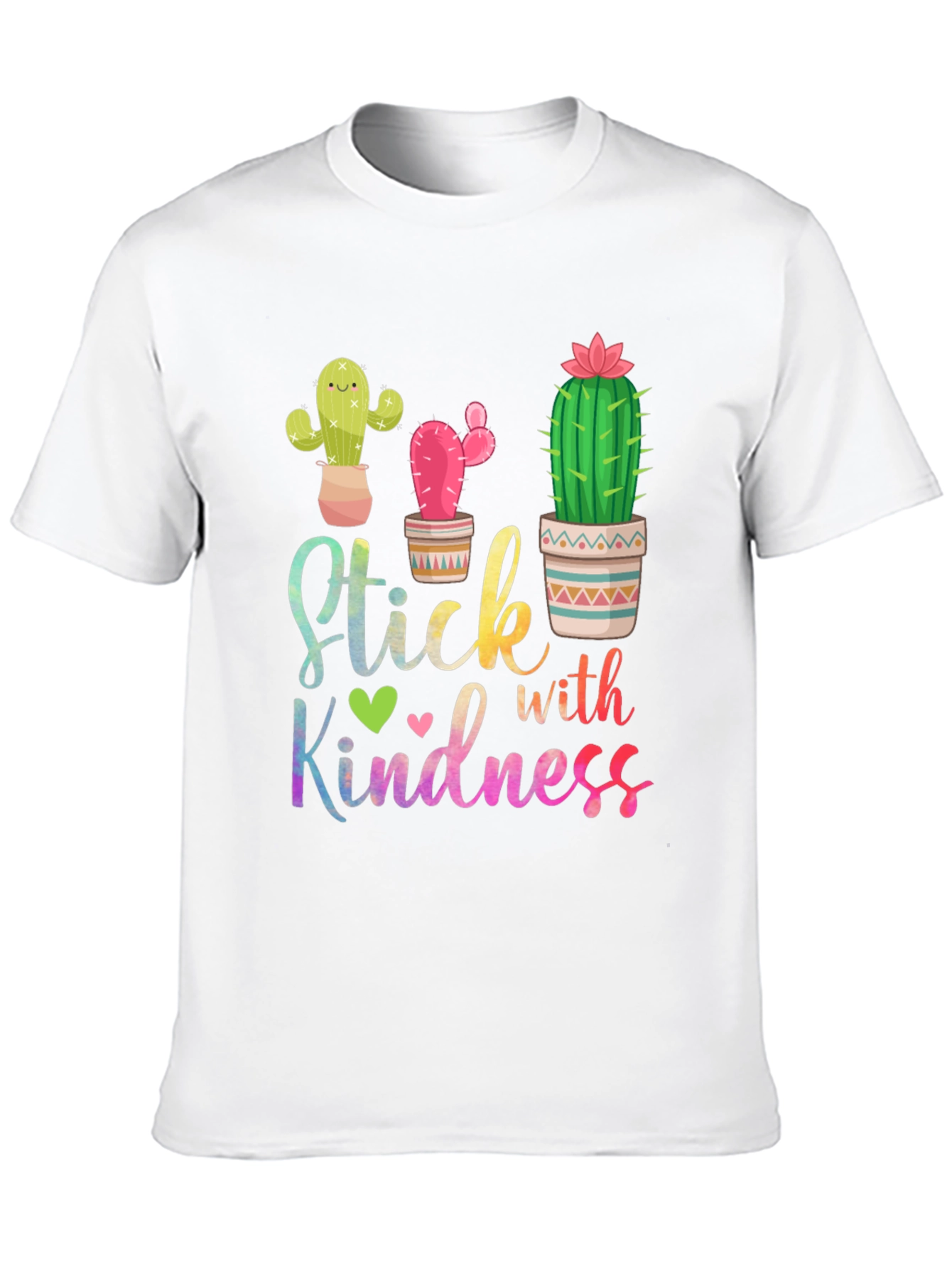 Stick with Kindness Cactus Graphic T-Shirt