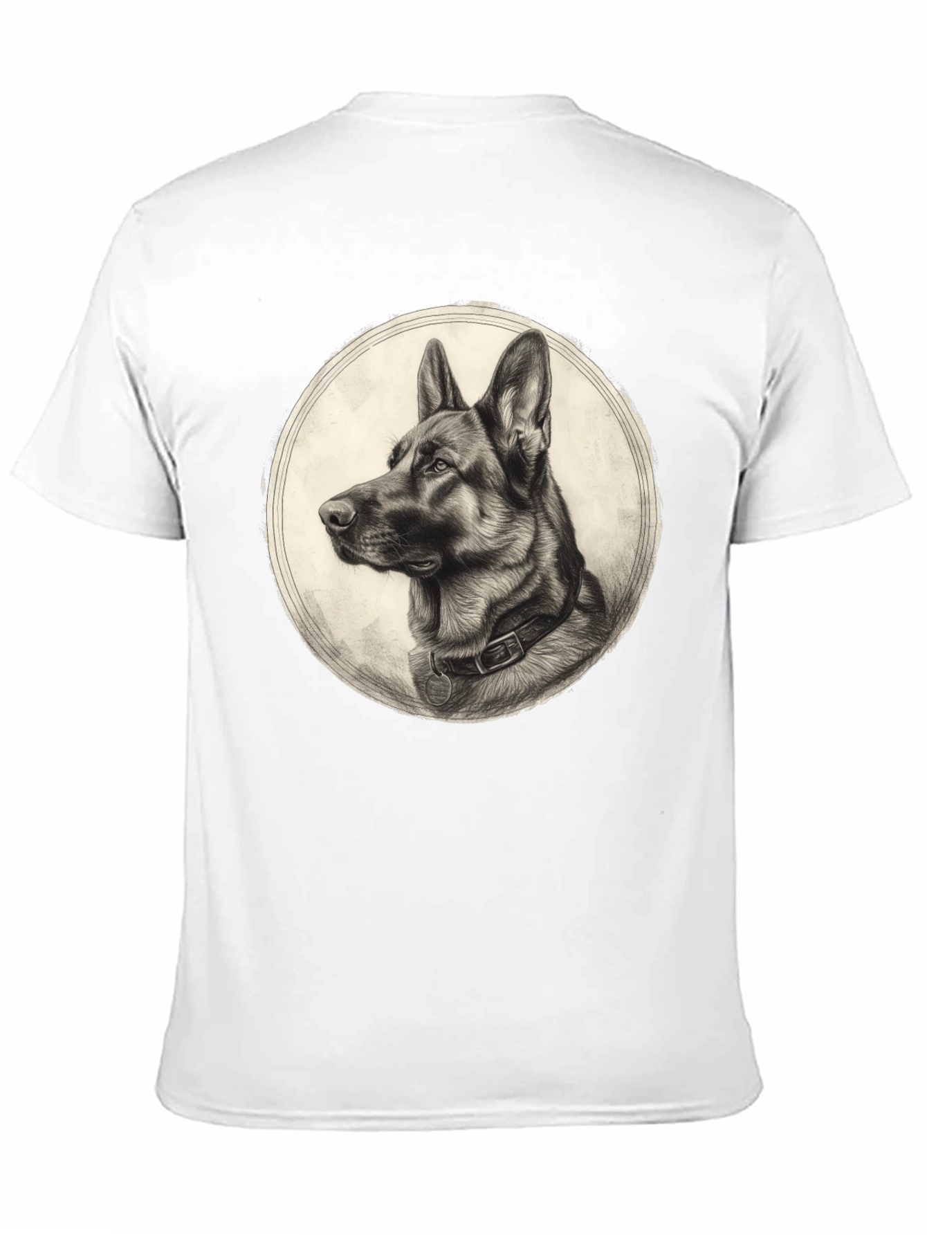 German Shepherd Graphic Tee - Classic Dog Portrait