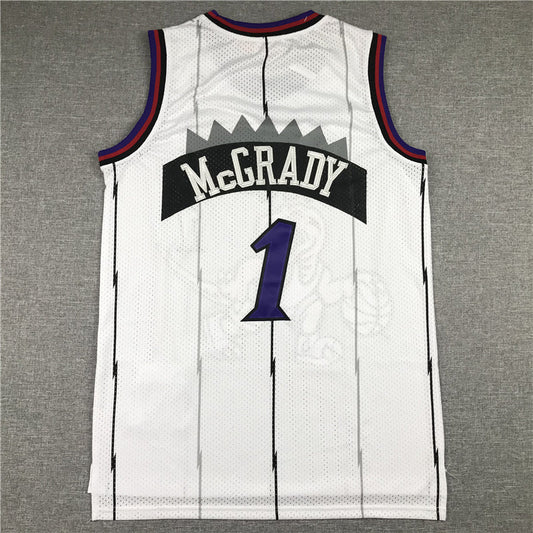 Men's Toronto Raptors Tracy McGrady 1998-99 White Hardwood Classics Swingman Jerseys