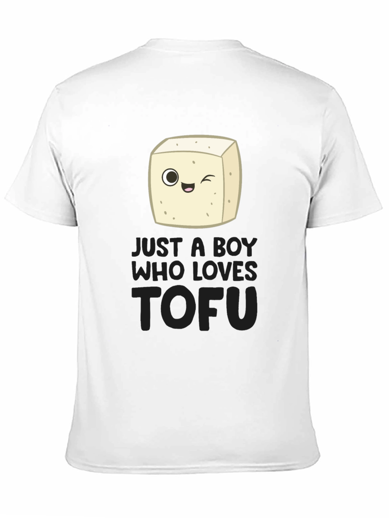 Just a Boy Who Loves Tofu Funny Vegan T-Shirt