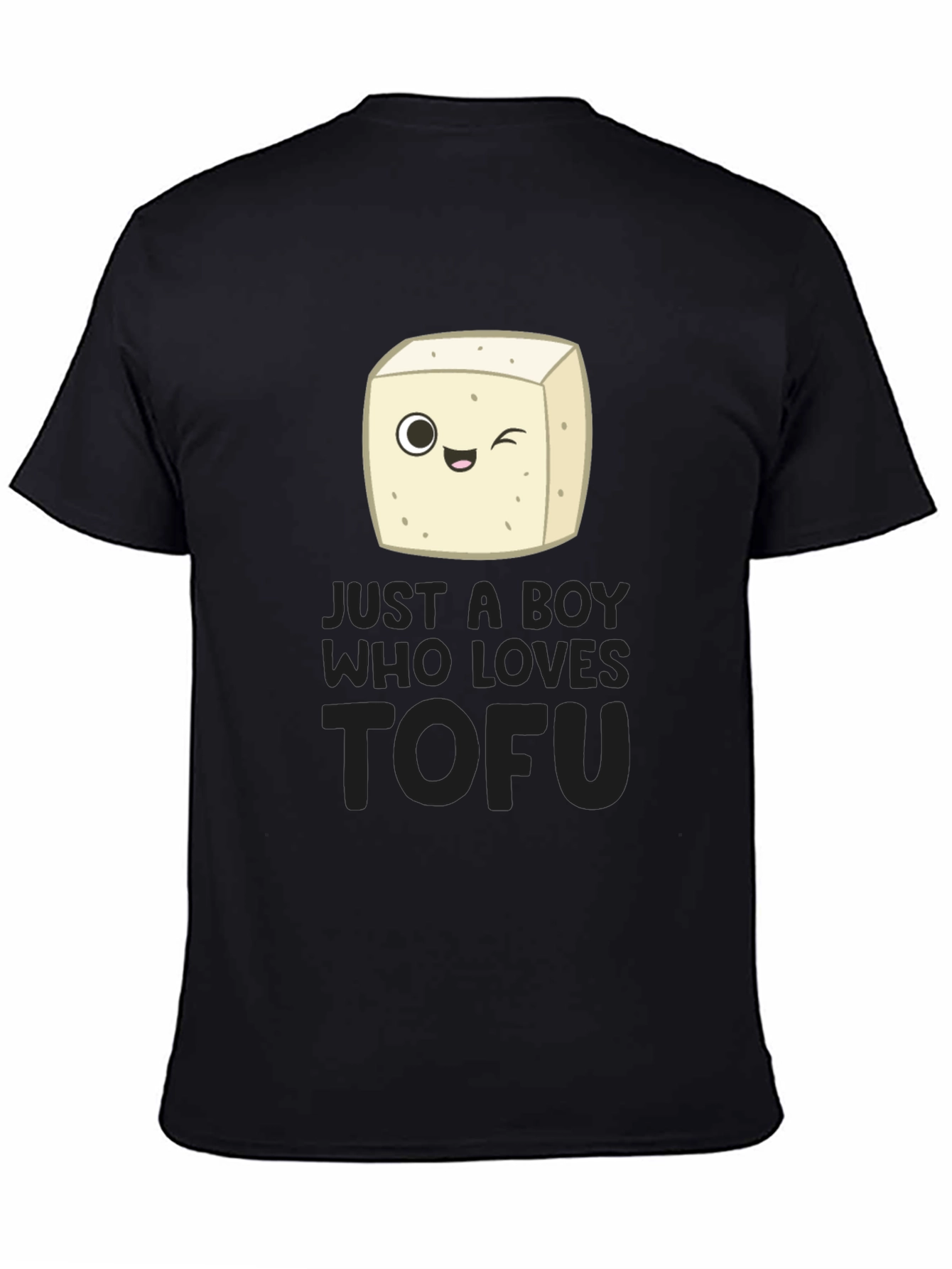 Just a Boy Who Loves Tofu Funny Vegan T-Shirt