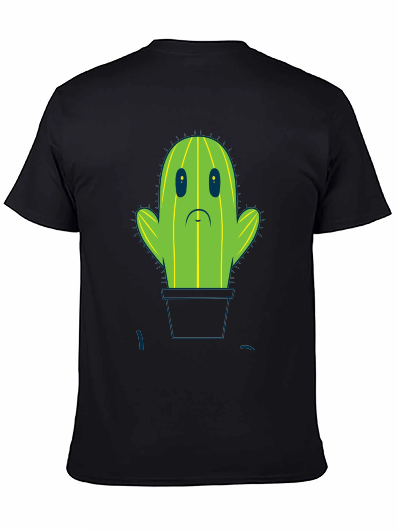 Sad Cactus T-Shirt - Unique Graphic Tee
