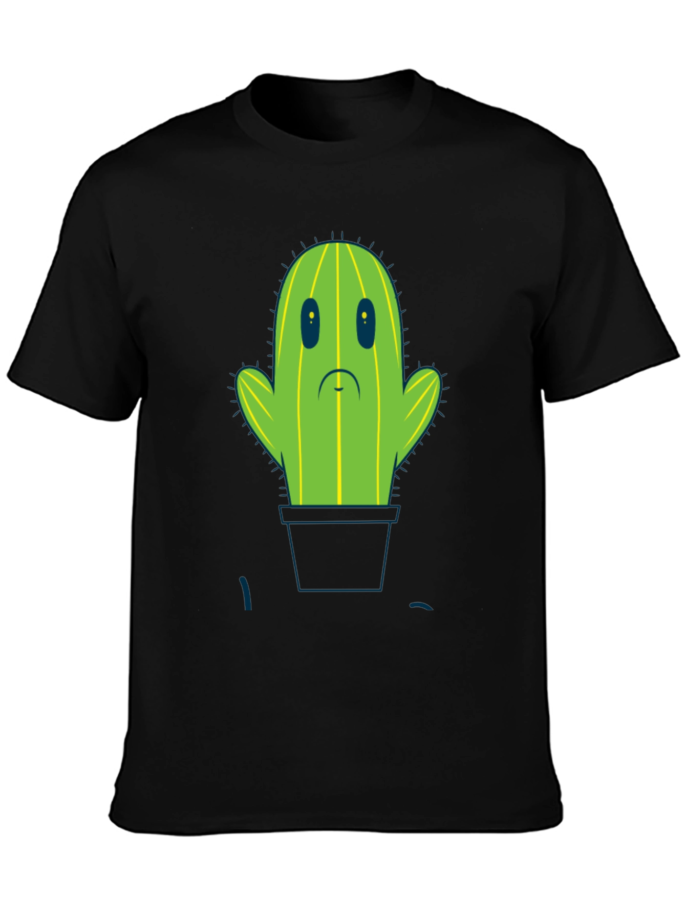 Sad Cactus T-Shirt - Unique Graphic Tee
