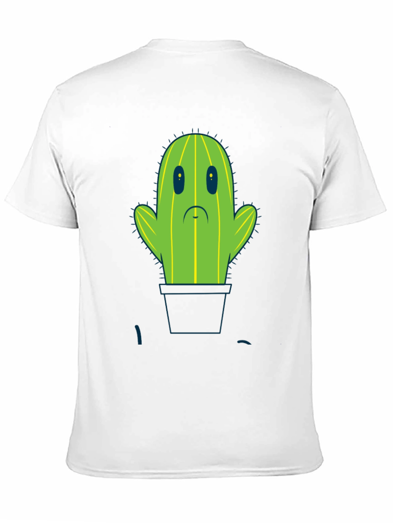 Sad Cactus T-Shirt - Unique Graphic Tee