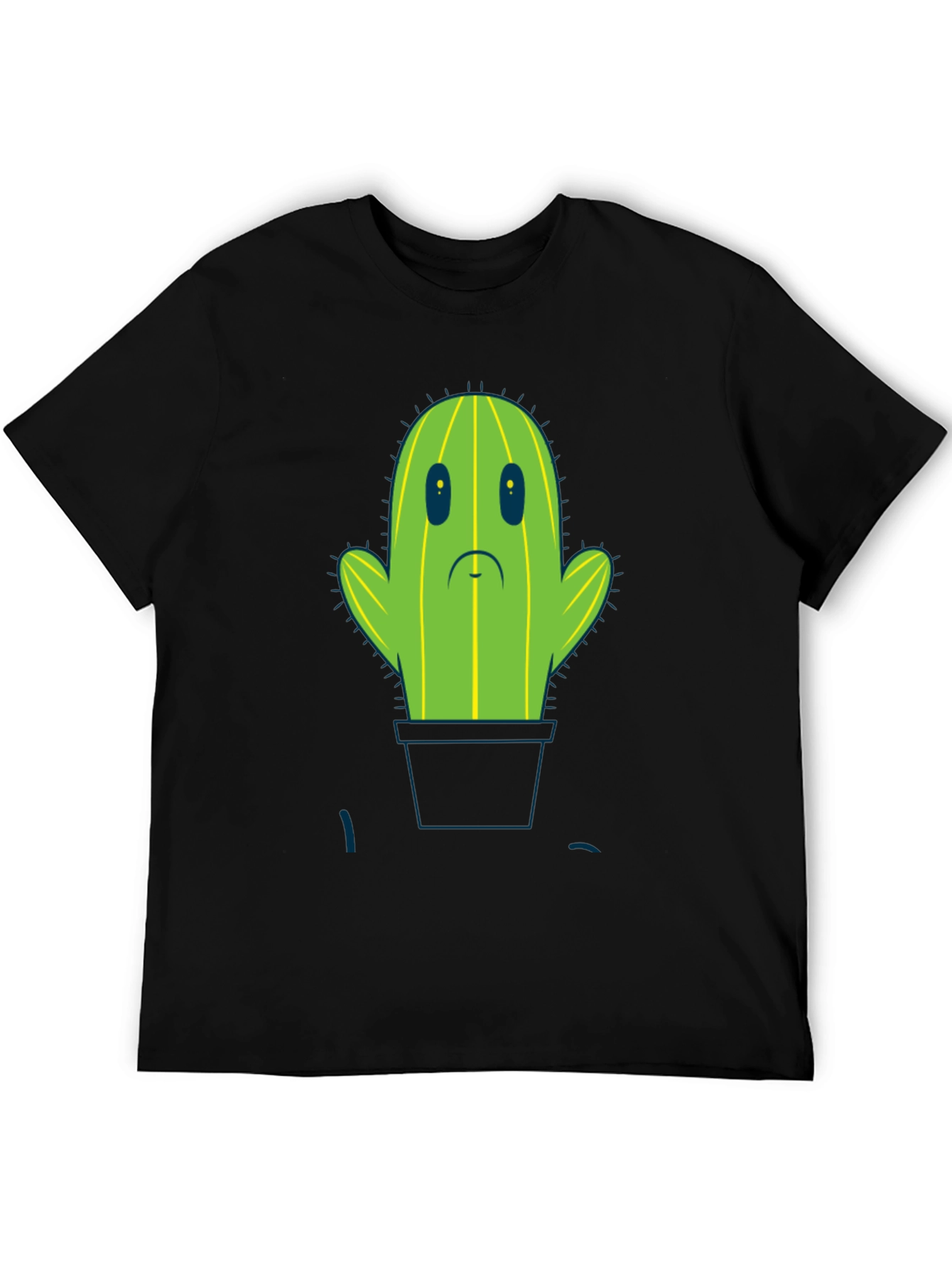 Sad Cactus T-Shirt - Unique Graphic Tee