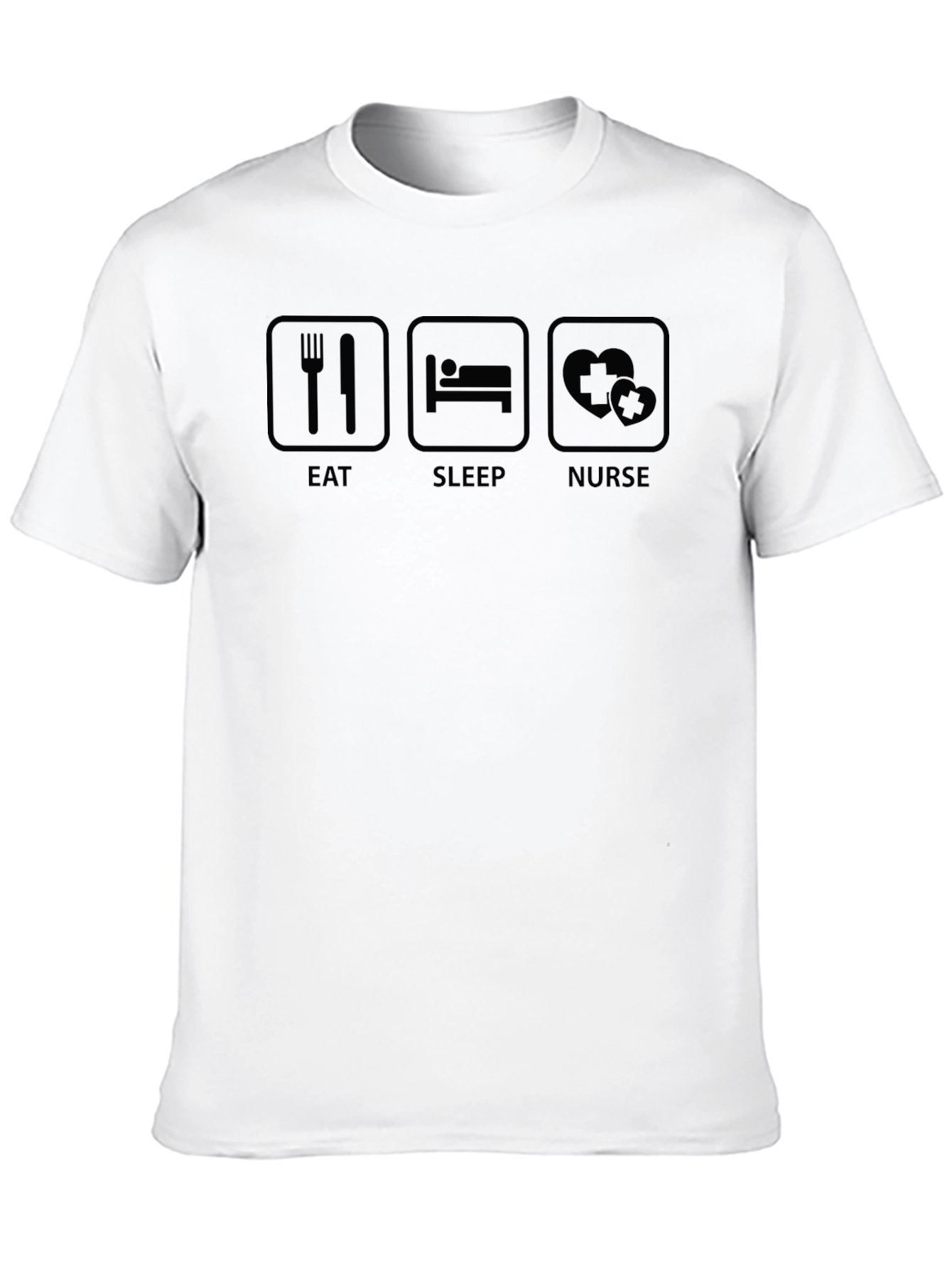 Eat Sleep Nurse T-Shirt - Medical Profession Apparel