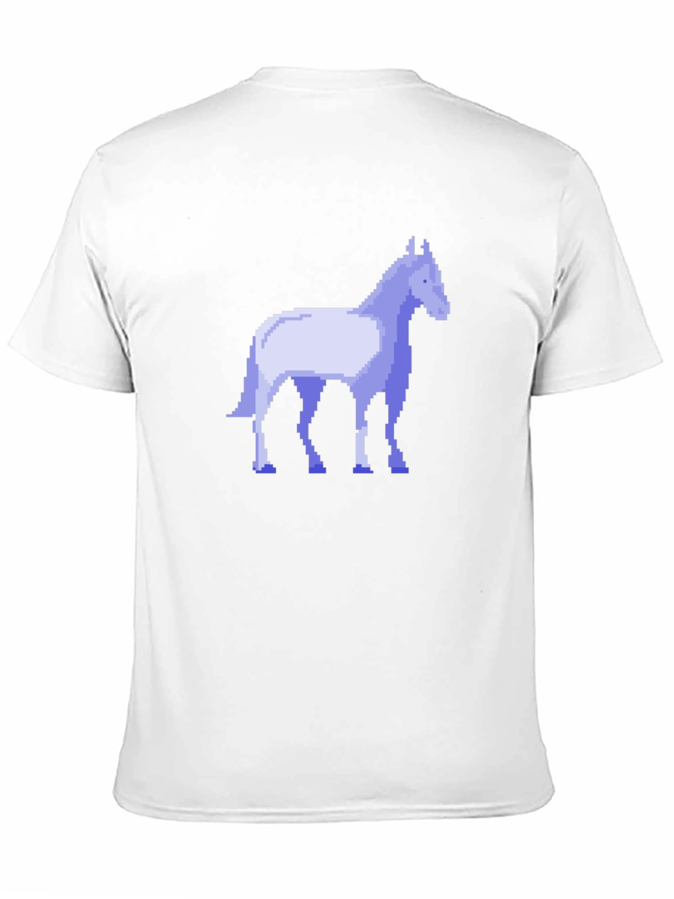 Pixel Horse Black T-Shirt - Retro Gaming Style