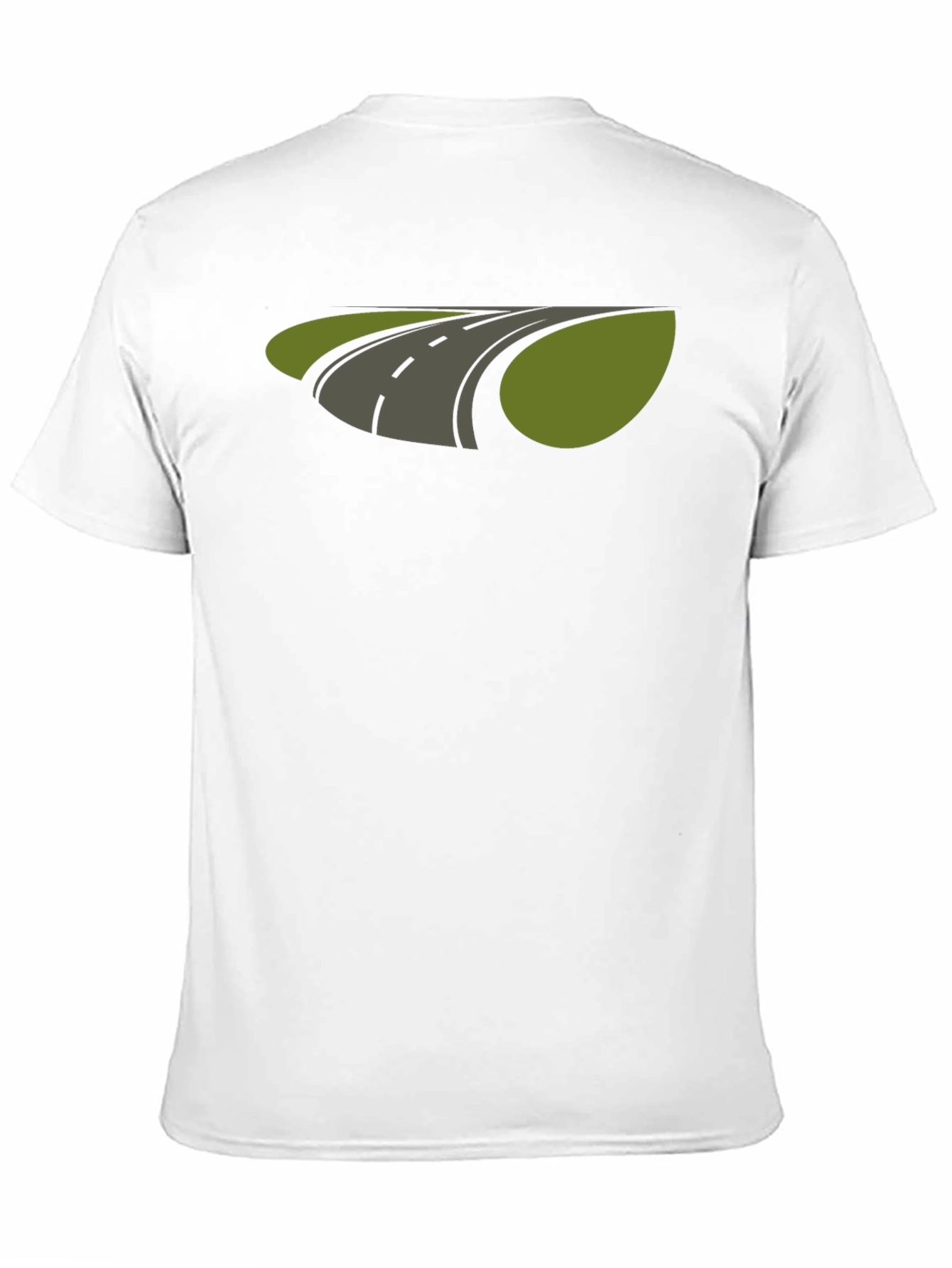 Road Graphic T-Shirt - Black Cotton Tee
