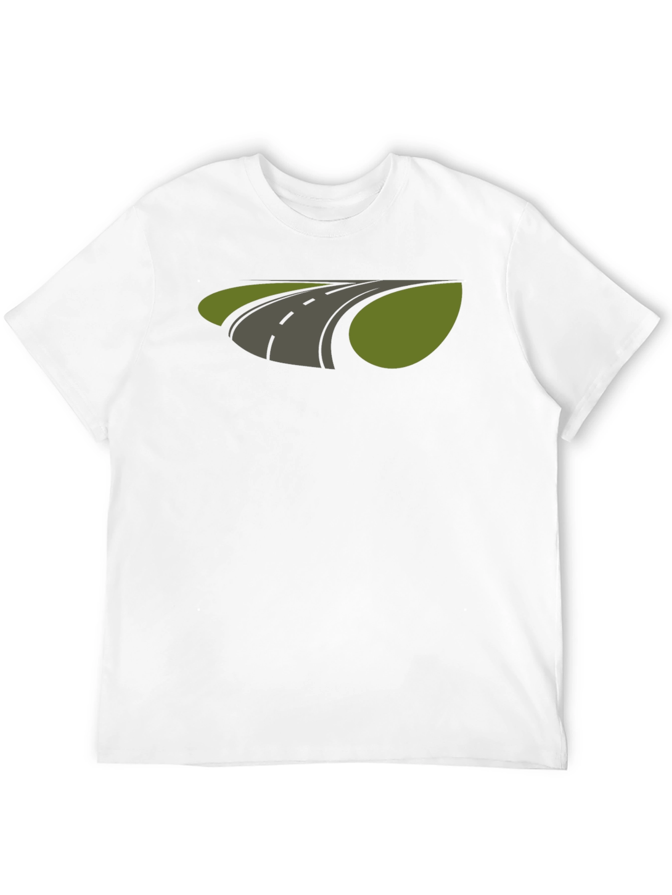 Road Graphic T-Shirt - Black Cotton Tee