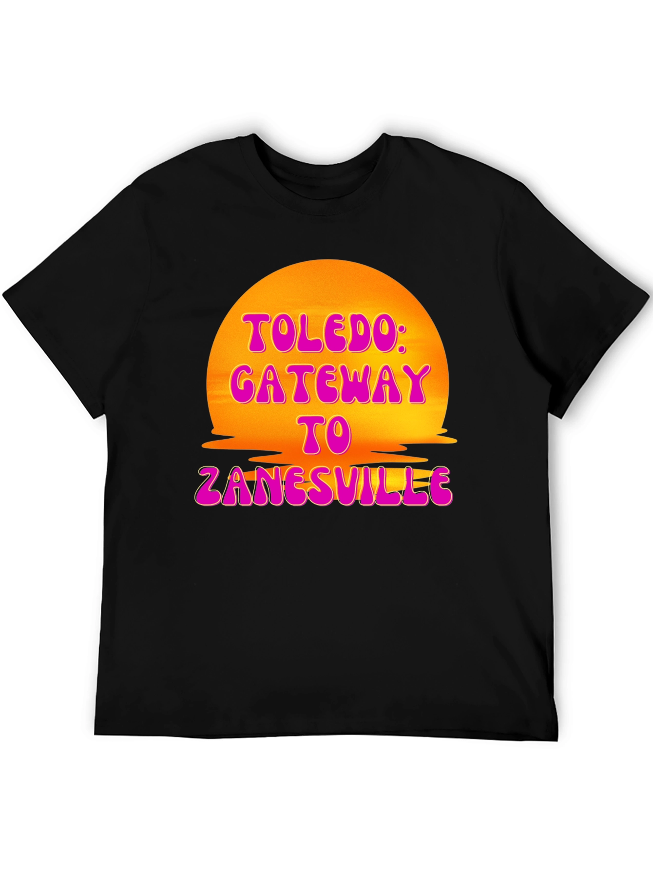 Toledo Gateway T-Shirt Retro Sunset Tee