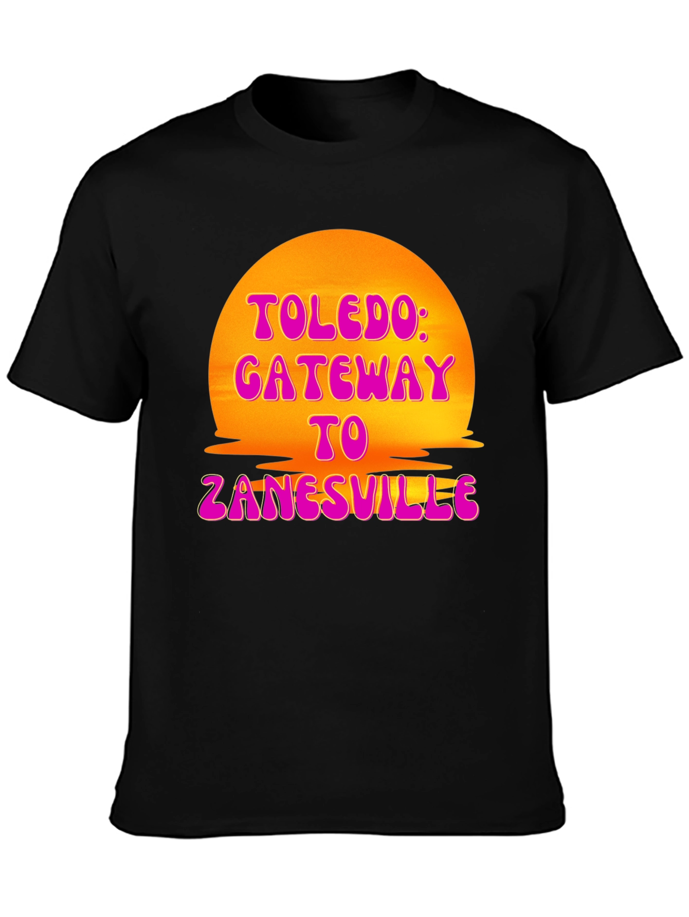 Toledo Gateway T-Shirt Retro Sunset Tee