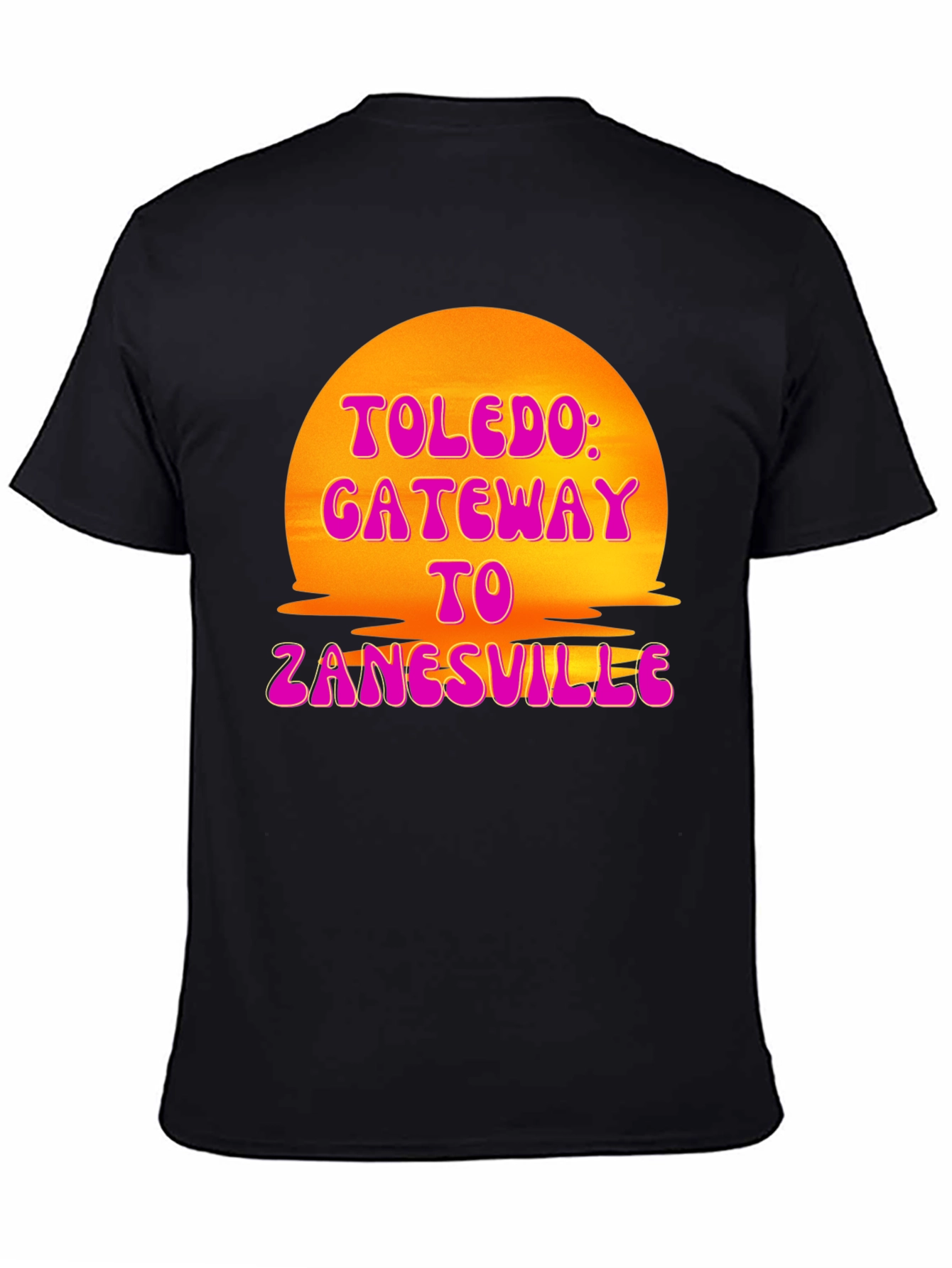 Toledo Gateway T-Shirt Retro Sunset Tee