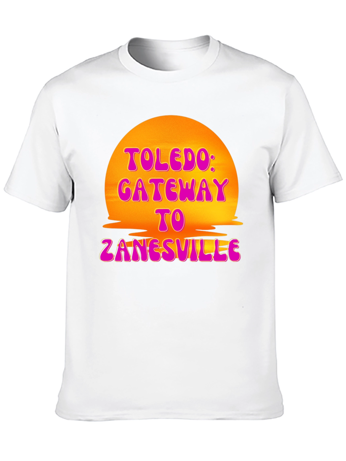 Toledo Gateway T-Shirt Retro Sunset Tee