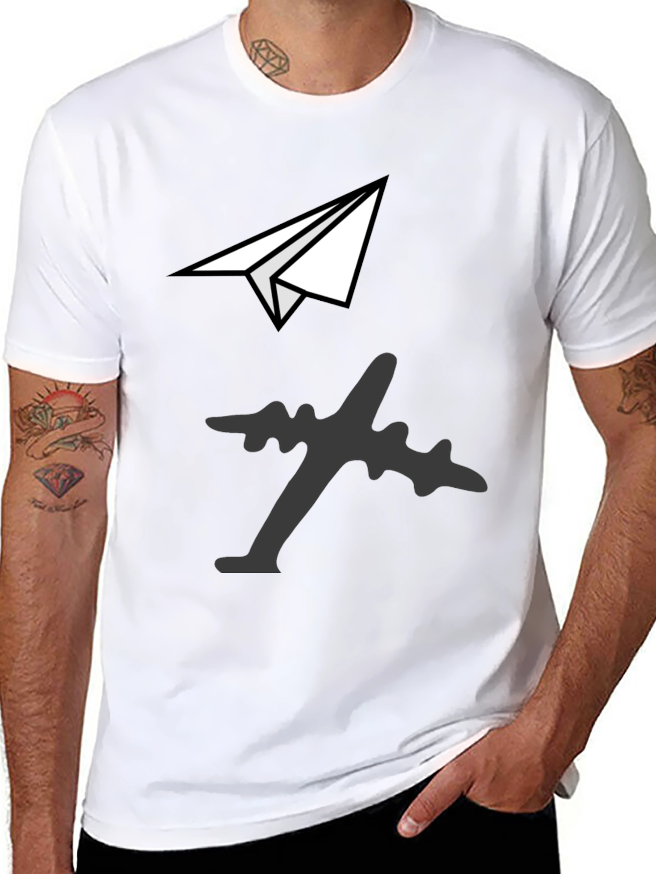 Paper Plane T-Shirt - Fly High