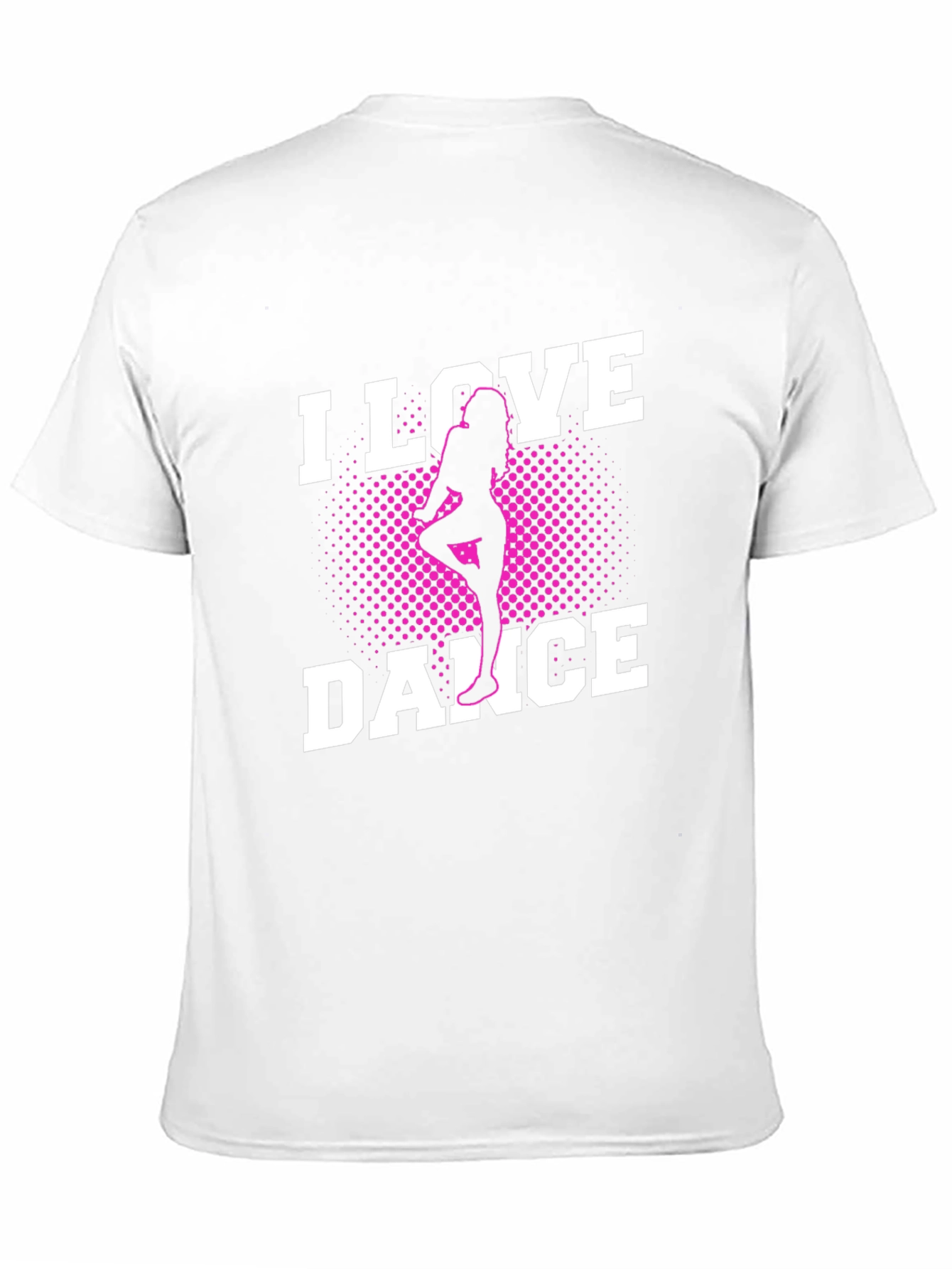 I Love Dance Black Graphic Tee Shirt