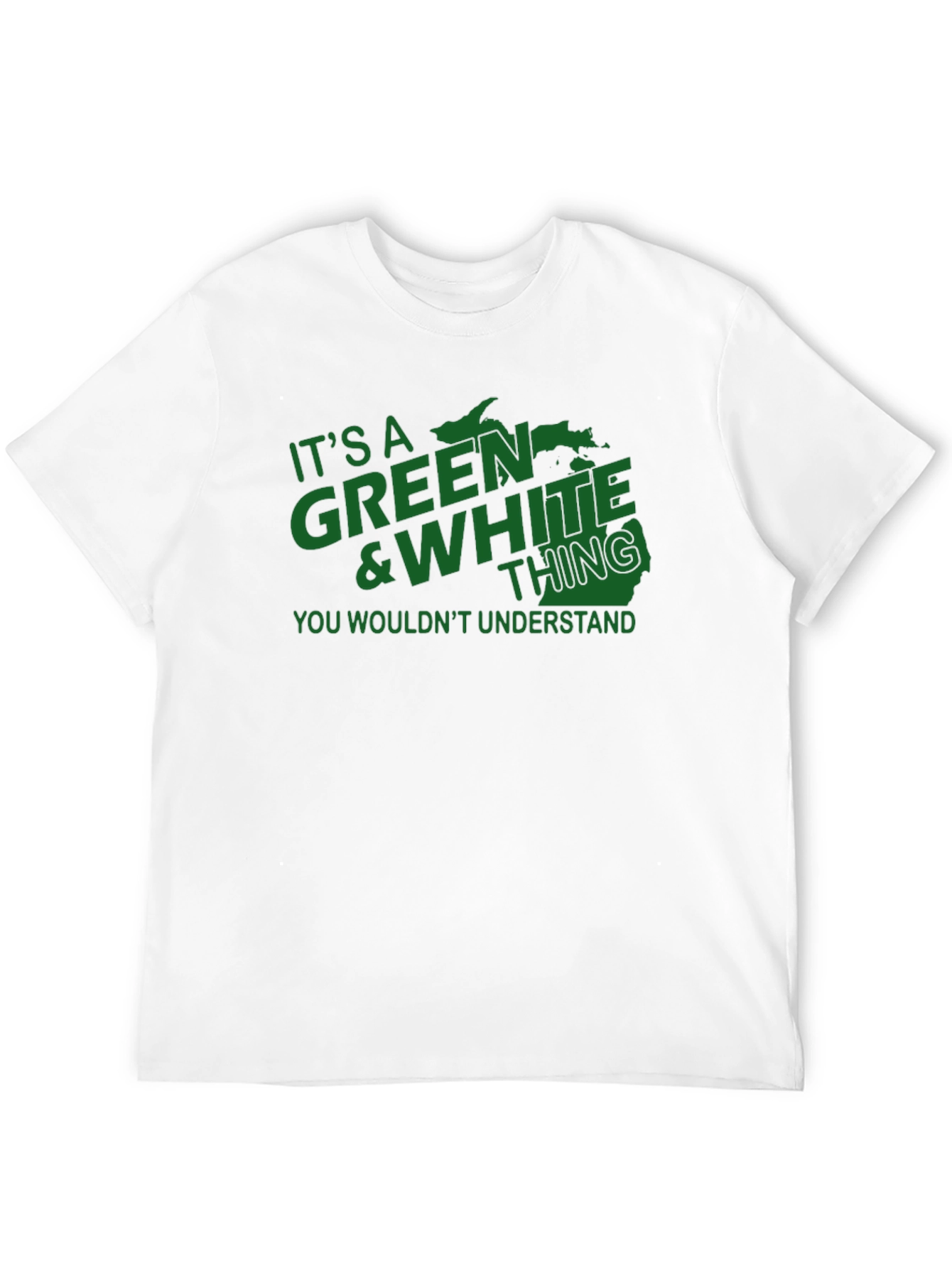 Green & White Thing T-Shirt