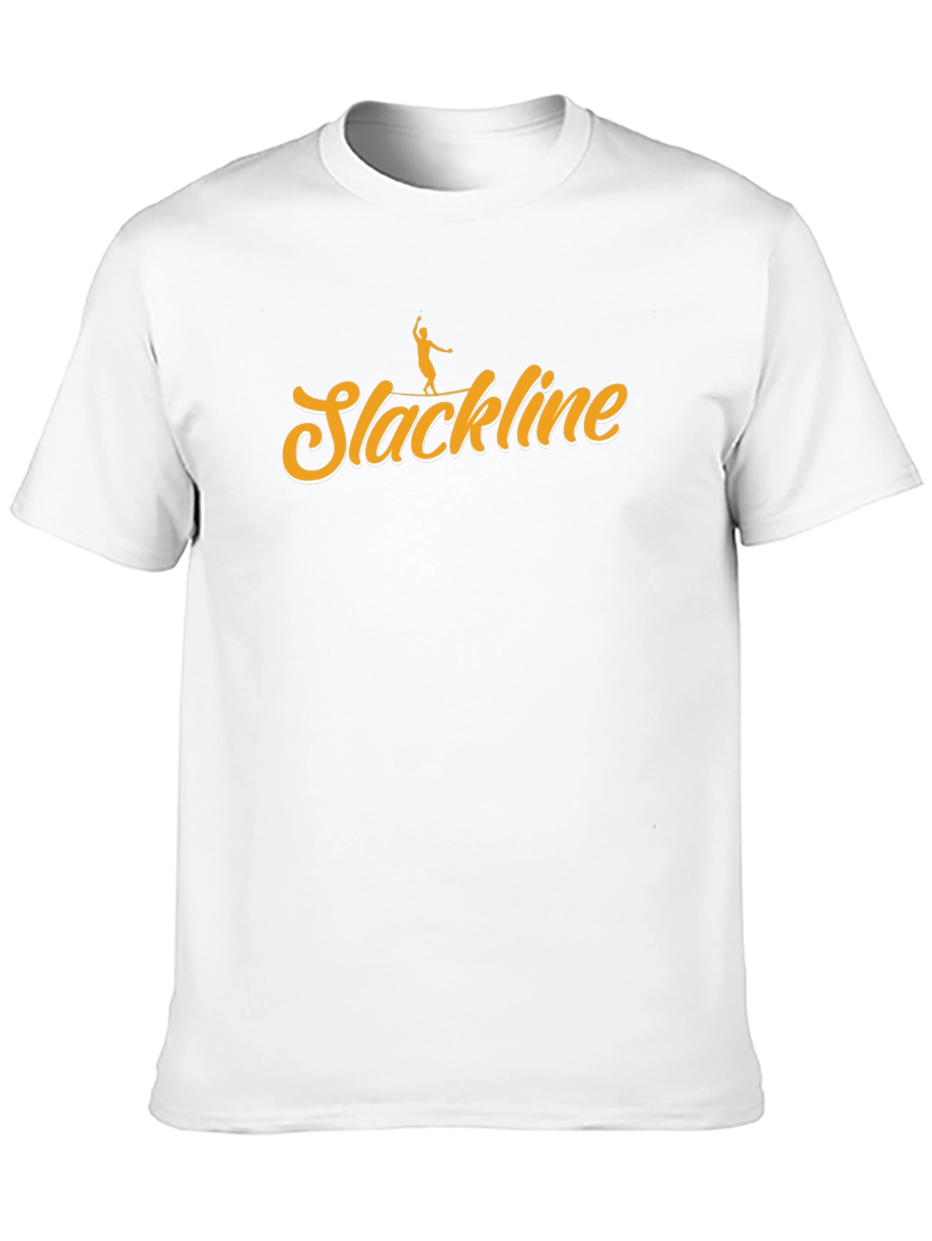 Slackline T-Shirt - Balance Design Black Tee