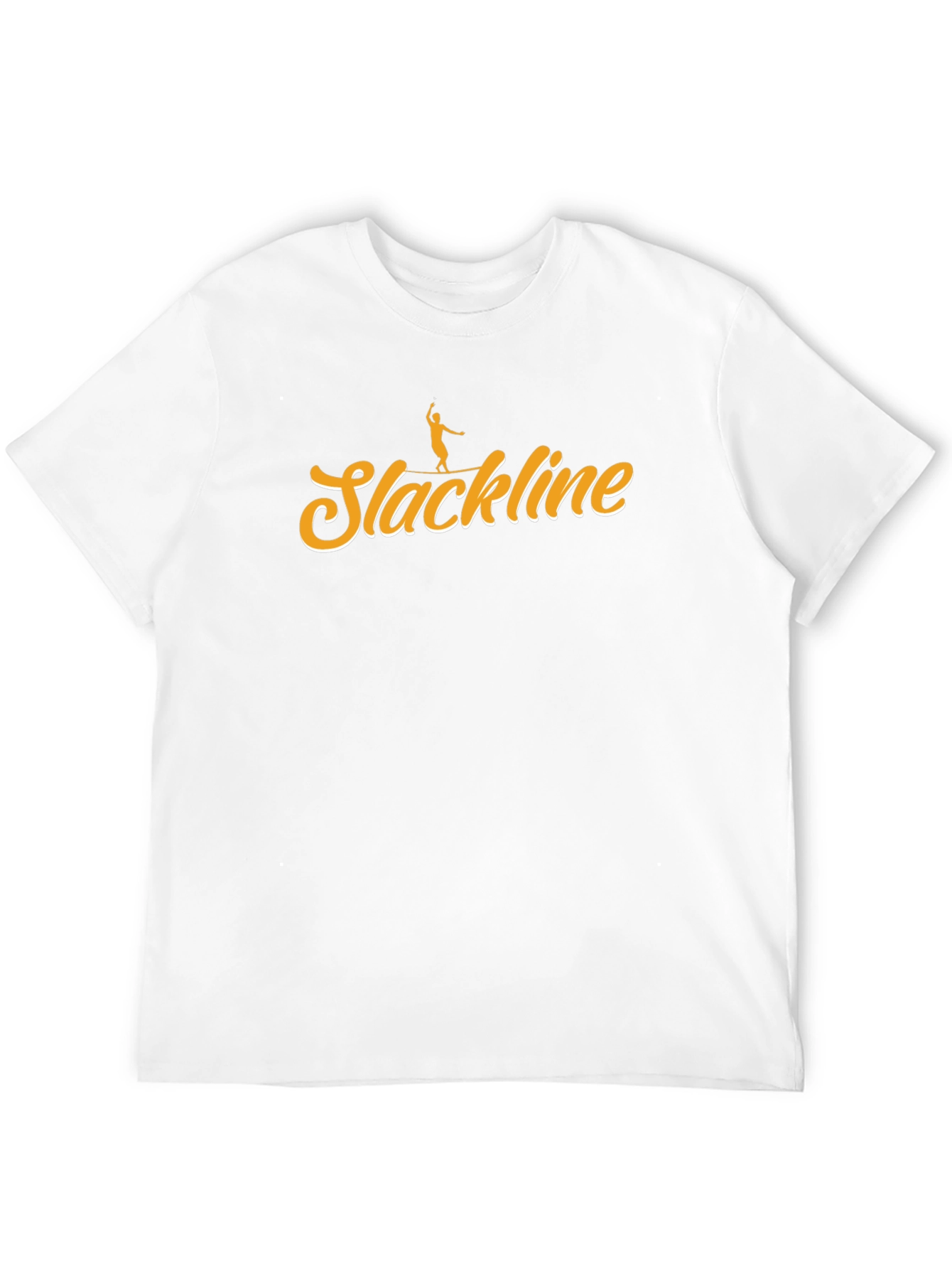 Slackline T-Shirt - Balance Design Black Tee