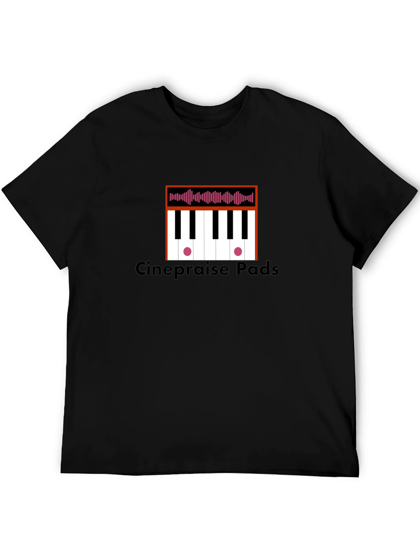 Cinepraise Pads T-Shirt - Keyboard Music Design