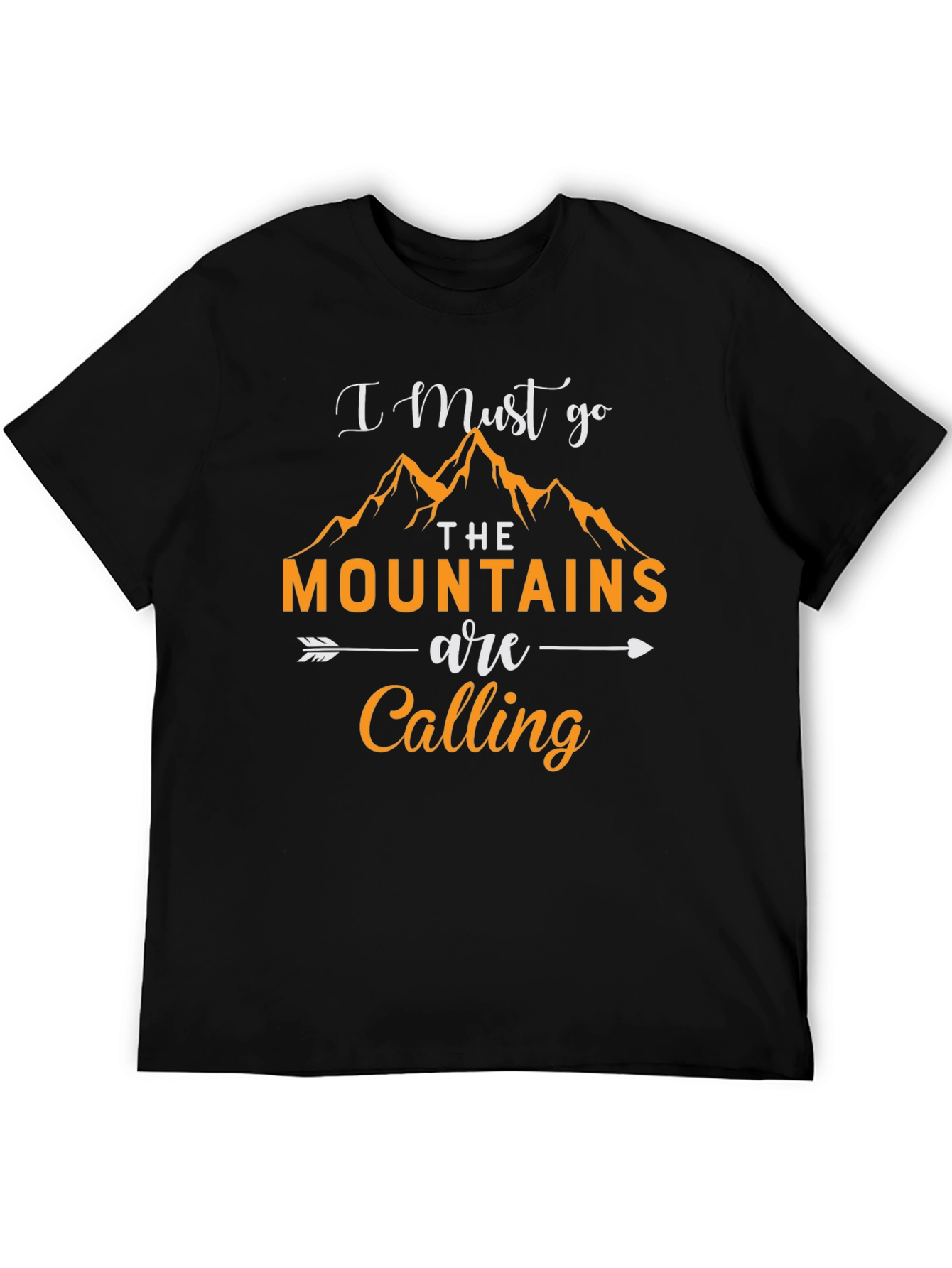 I Must Go Mountains Calling Graphic Tee