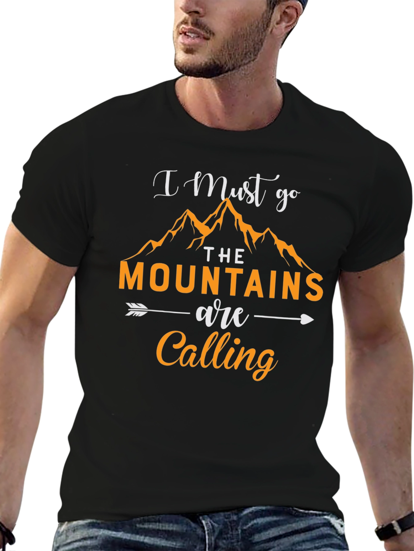 I Must Go Mountains Calling Graphic Tee