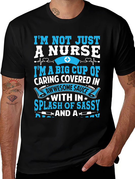 Nurse T-Shirt - Caring & Sassy