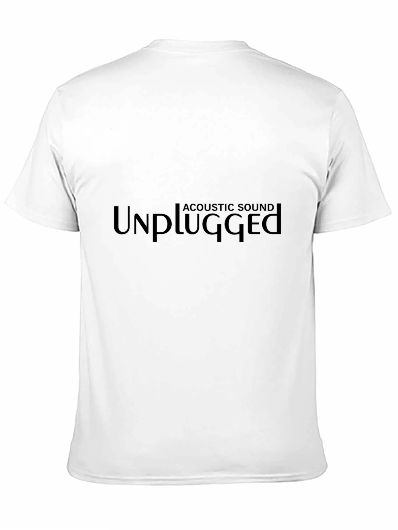 Unplugged Acoustic Sound Black Tee