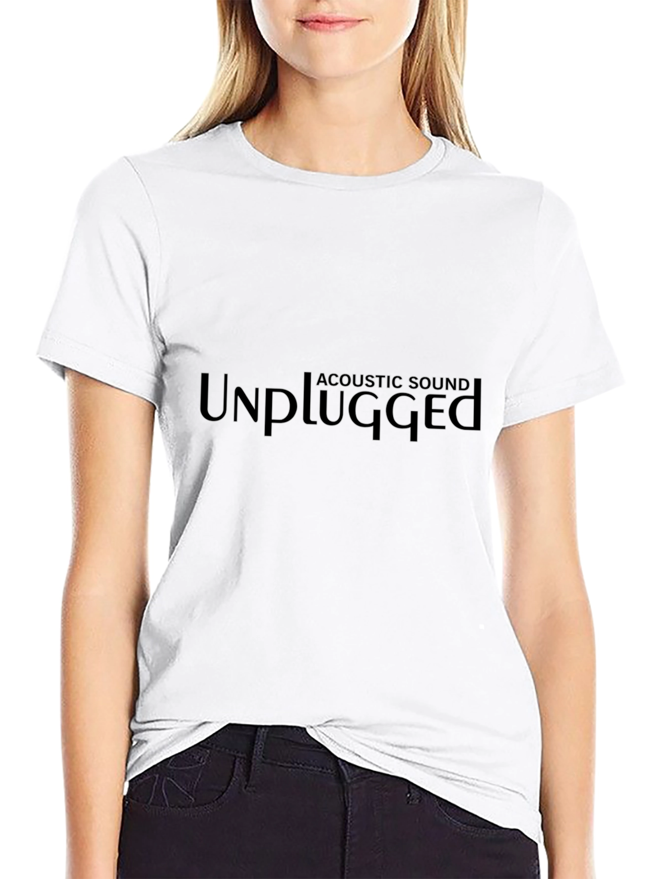 Unplugged Acoustic Sound Black Tee