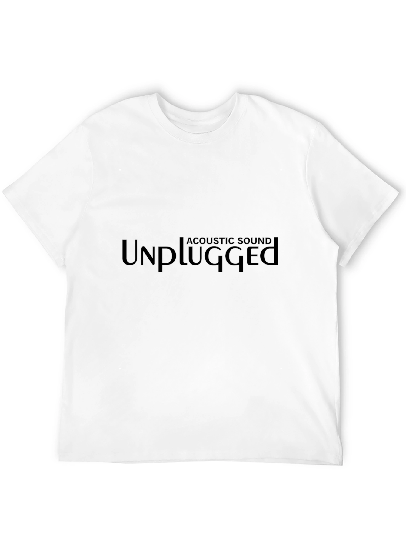 Unplugged Acoustic Sound Black Tee