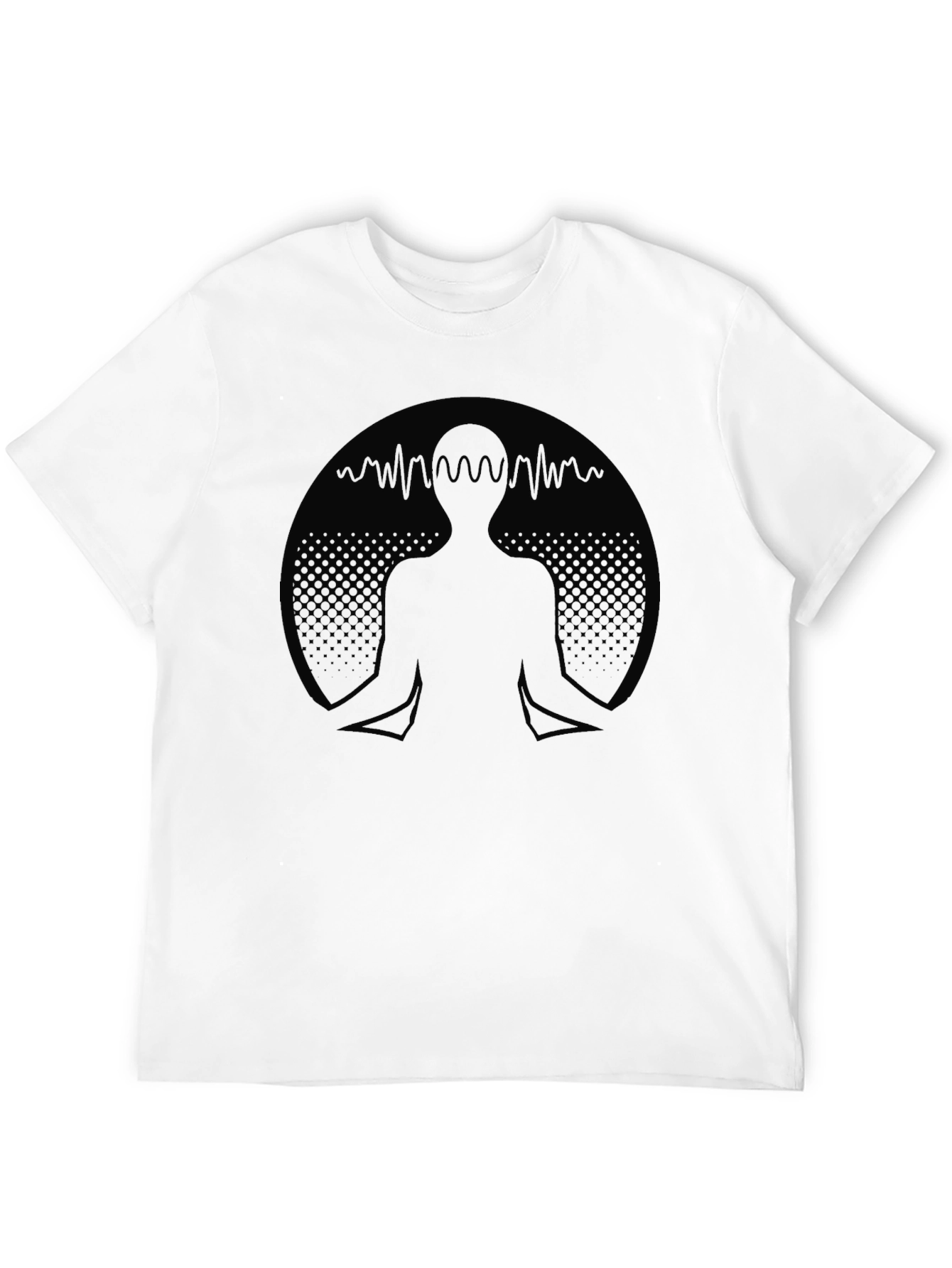 Meditative Mind Black T-Shirt