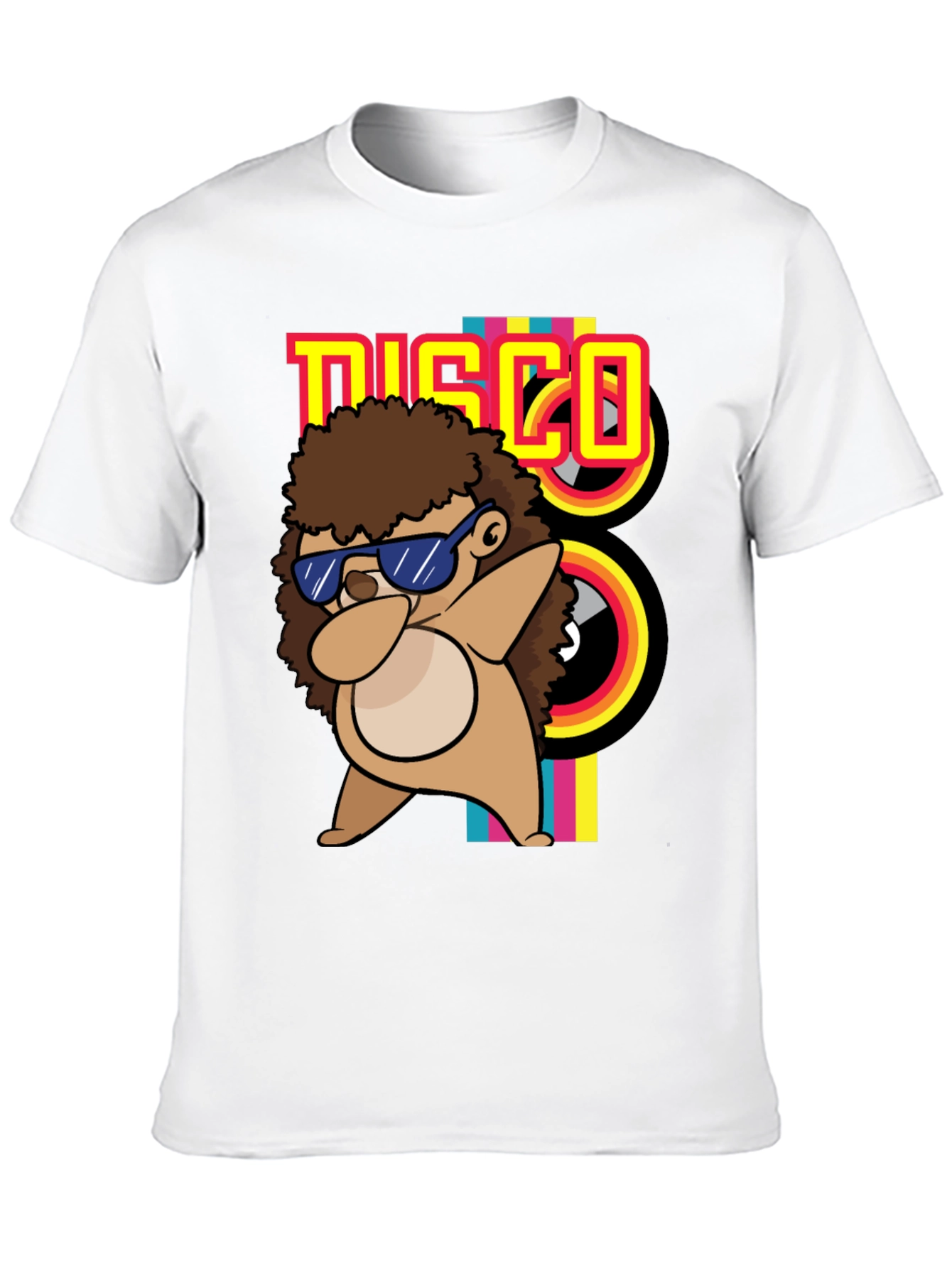 Dabbing Hedgehog Disco T-Shirt
